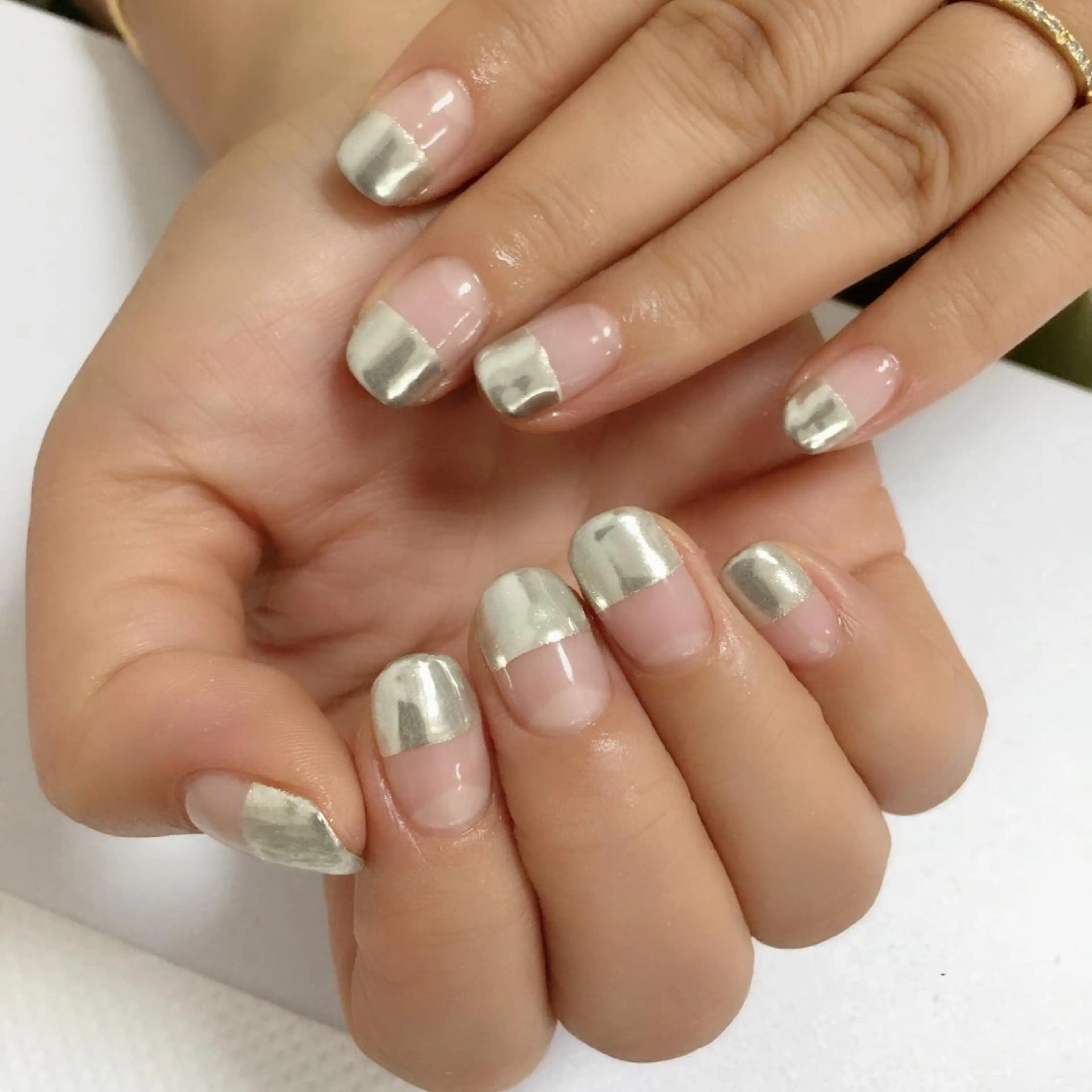 ネイル フレンチネイル ミラーネイル Nono Nail ノノネイルのその他イメージ