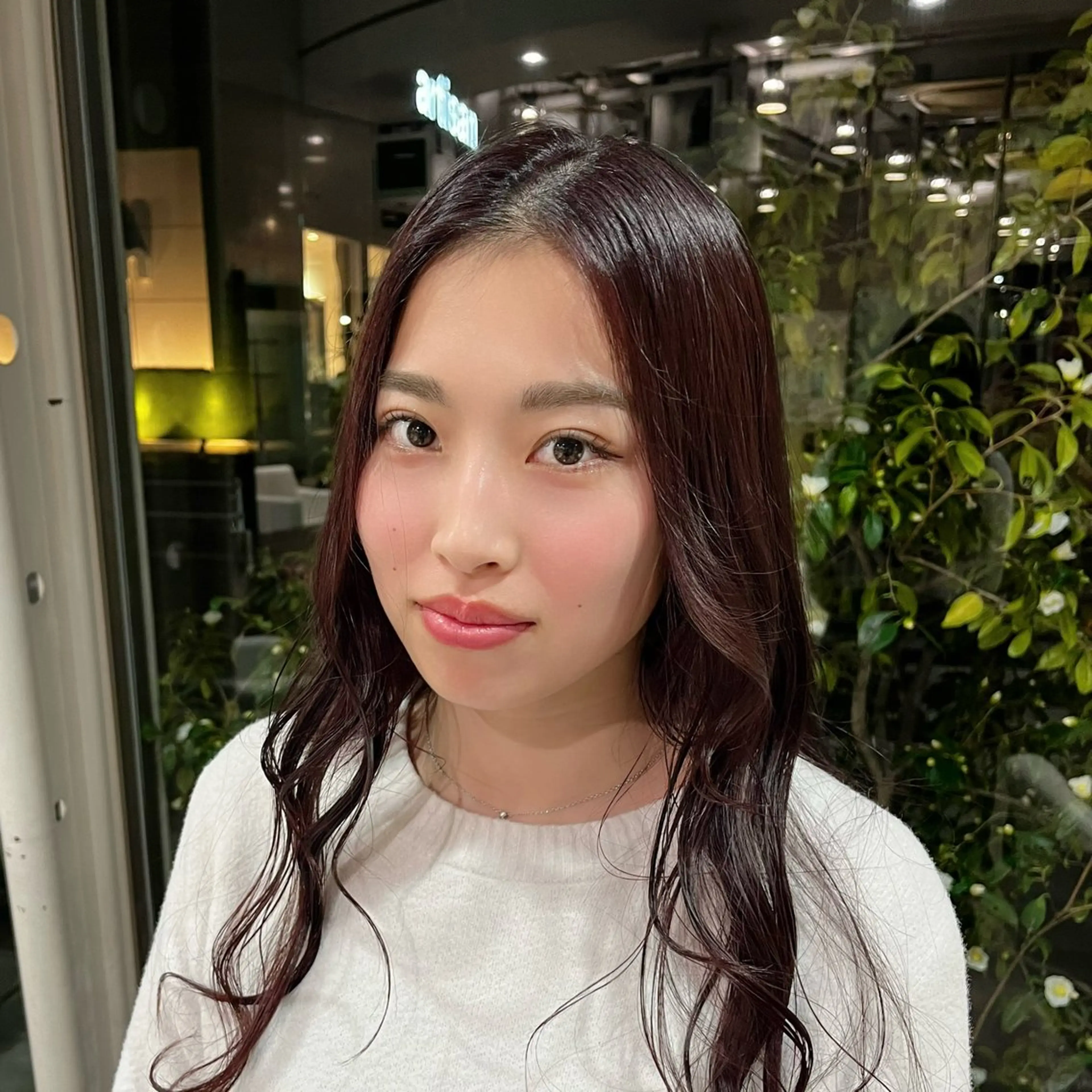 ロング 顔まわりレイヤー レイヤーカット カット ヘアカラー KUTEN所属・岐阜パーマ/透明感 カラー/Genkiのヘアスタイル