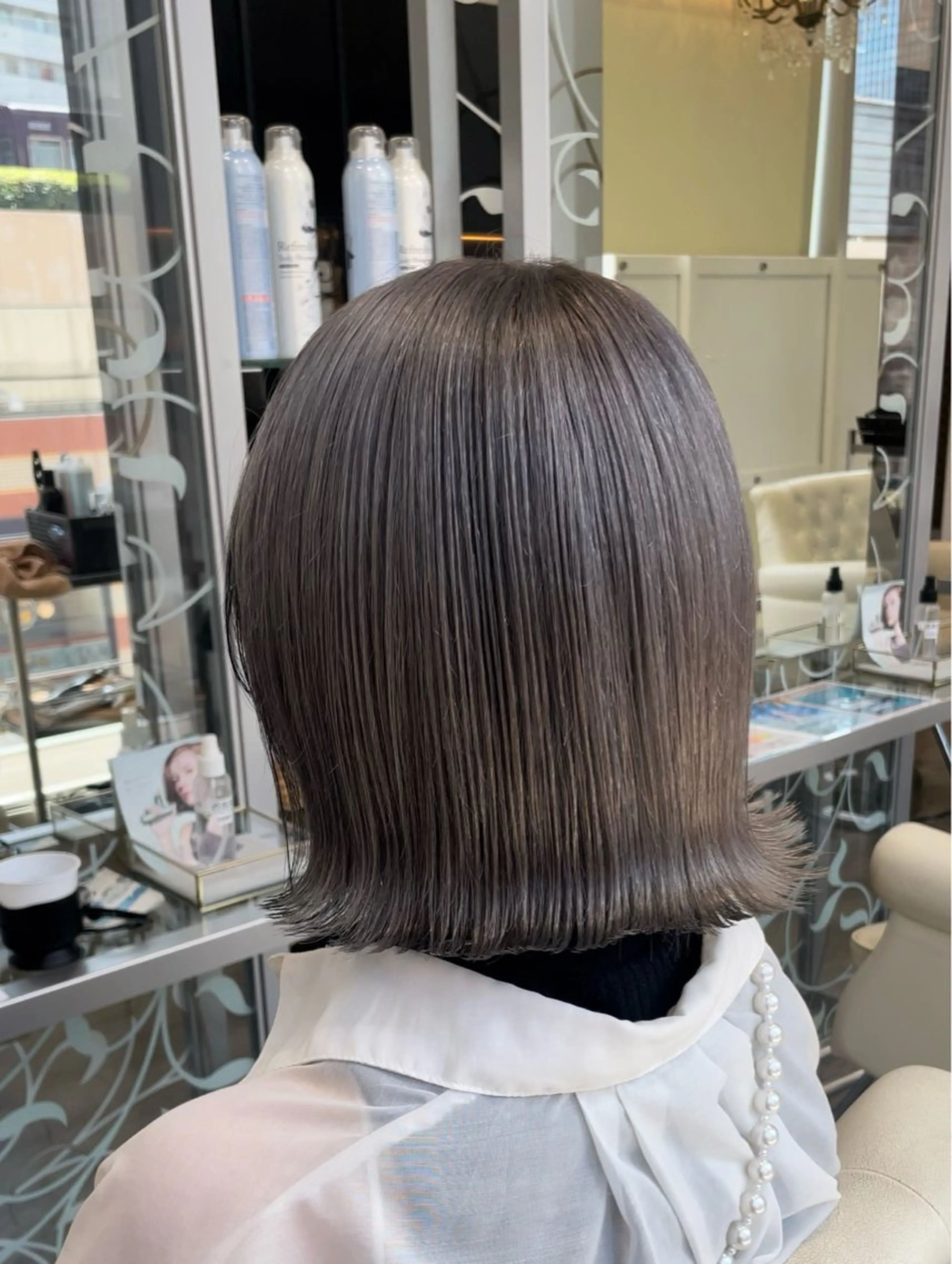ショート カラー ブリーチ シルバー カット ヘアカラー トリートメント ✨トレンド特化美容師 WILL上村　拳吾のヘアスタイル