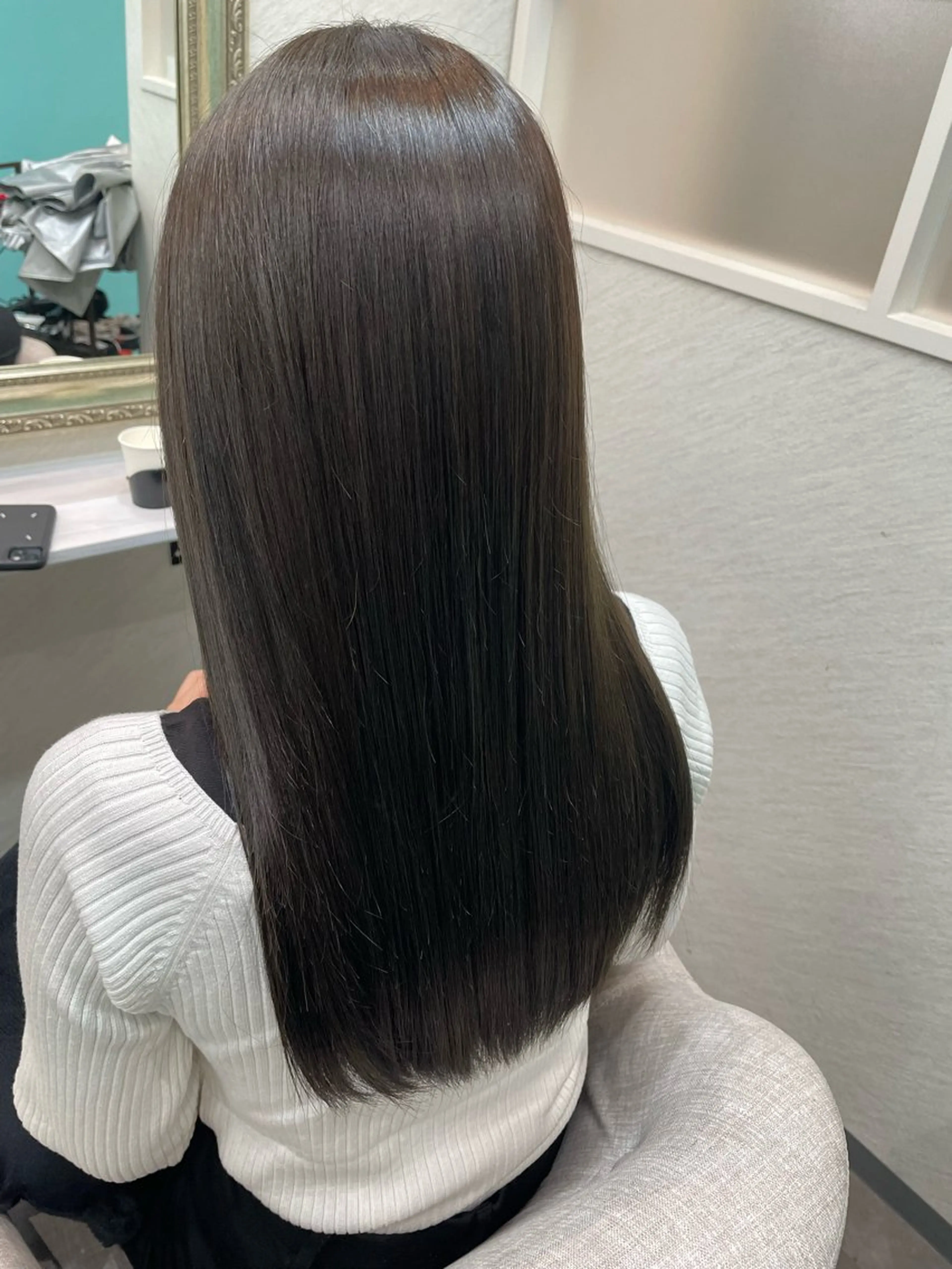 ロング アンナ 髪質改善/縮毛矯正のヘアスタイル