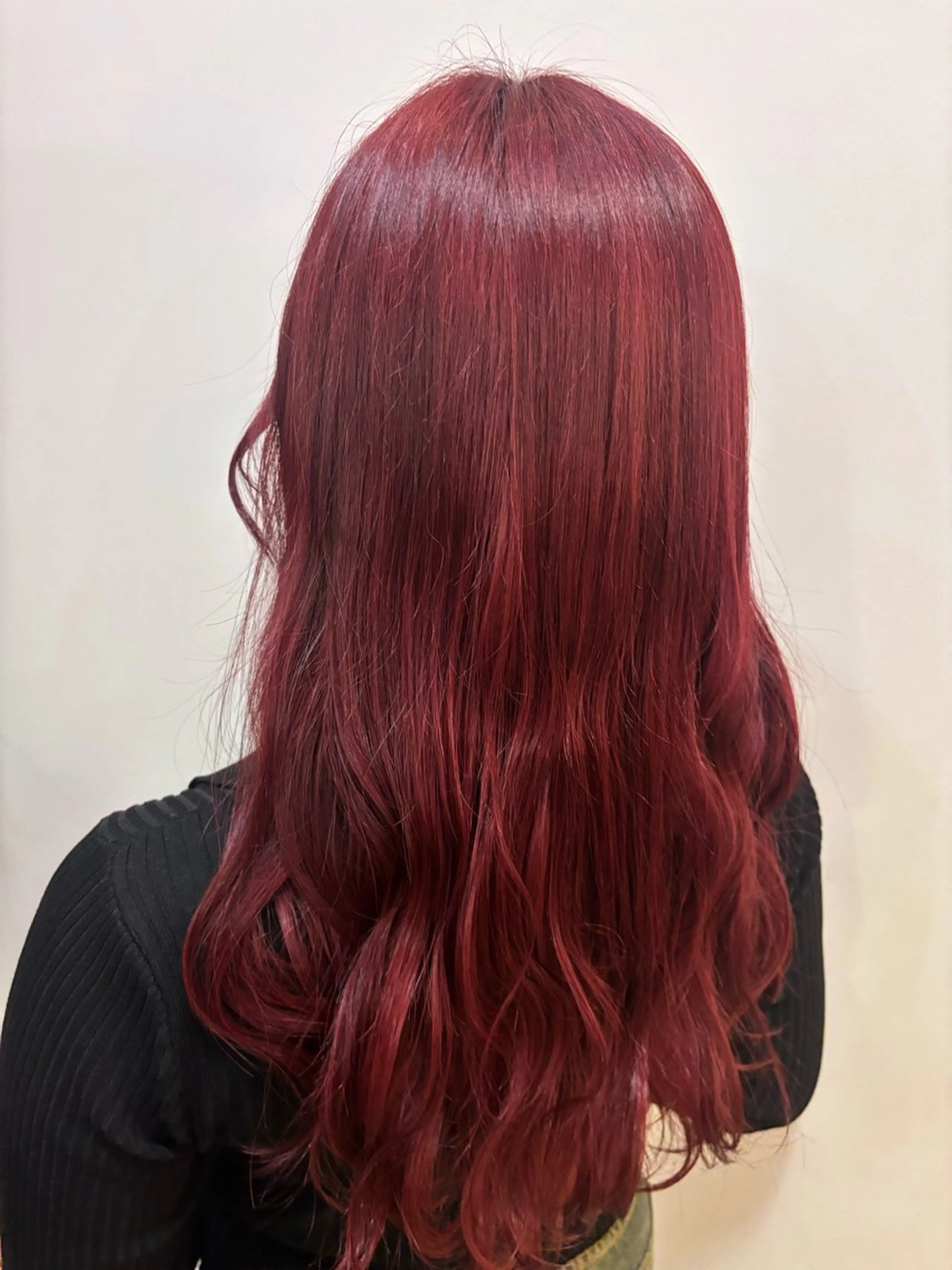 ロング はまもと もえのヘアスタイル
