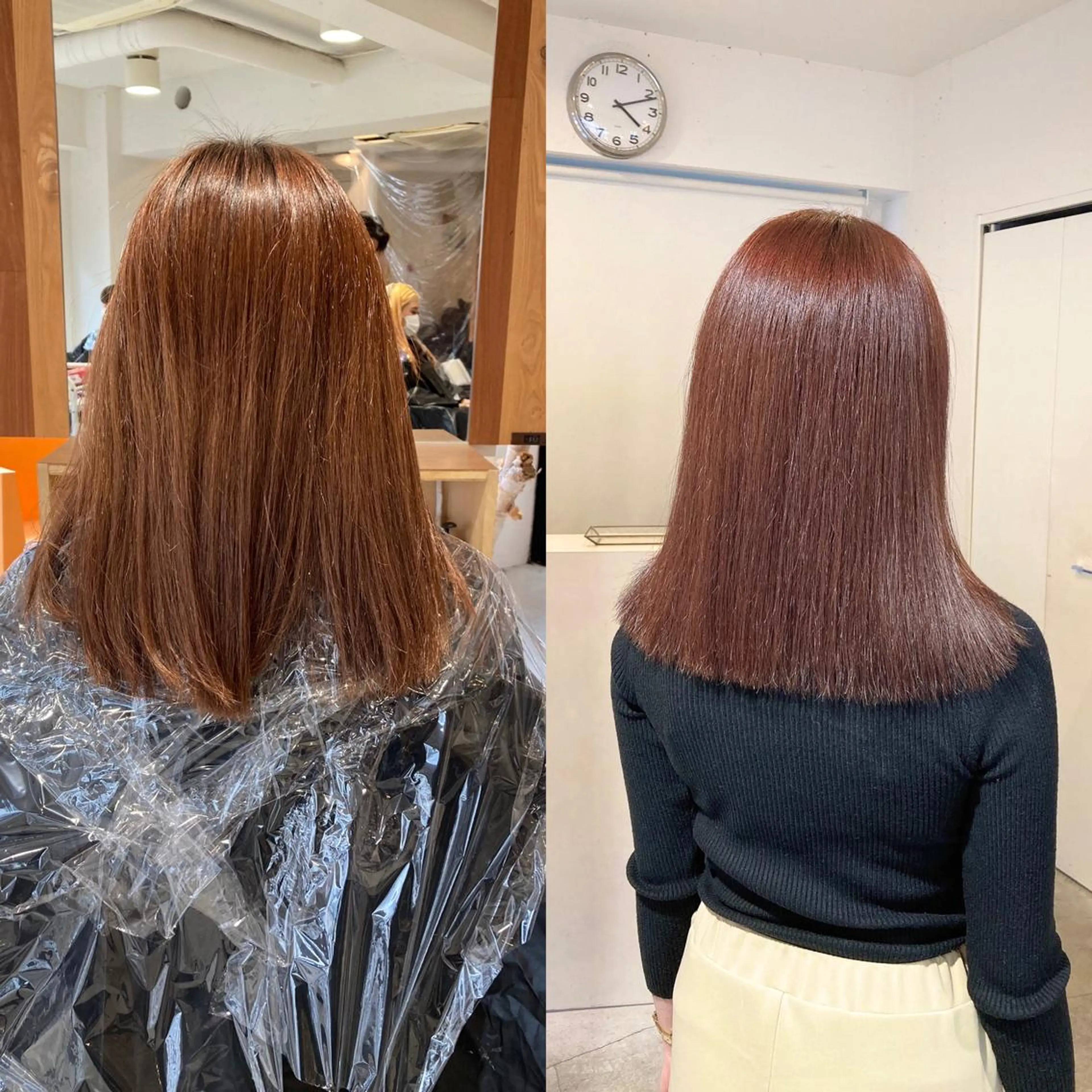 カラー ブラウンカラー ピンクカラー ヘアカラー トリートメント 💗モテ髪 ハイトーンあや💗のヘアスタイル