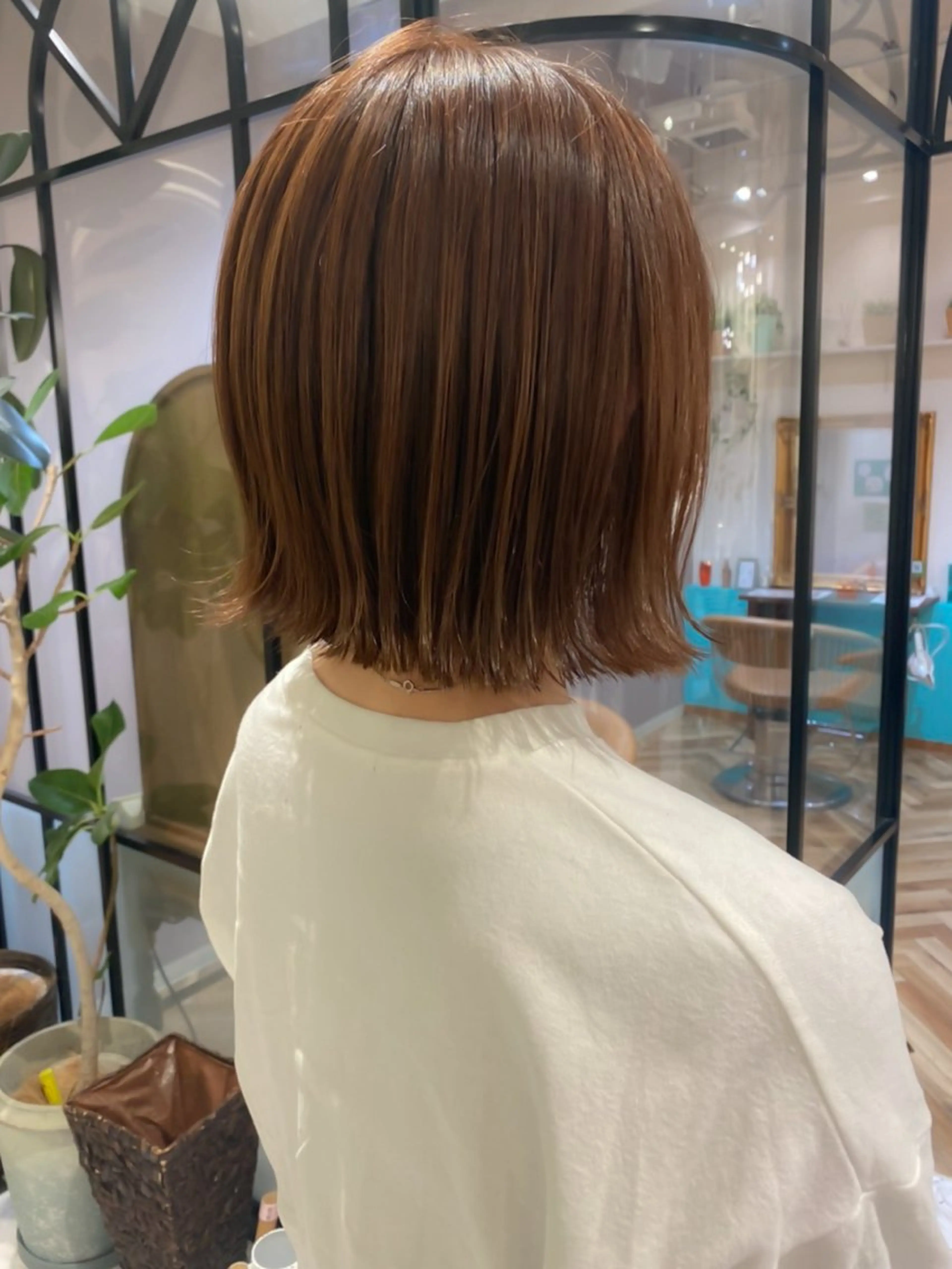 ミディアム カット ヘアカラー トリートメント 🌹ボブ/髪質改善 韓国レイヤー🌹澤口のヘアスタイル