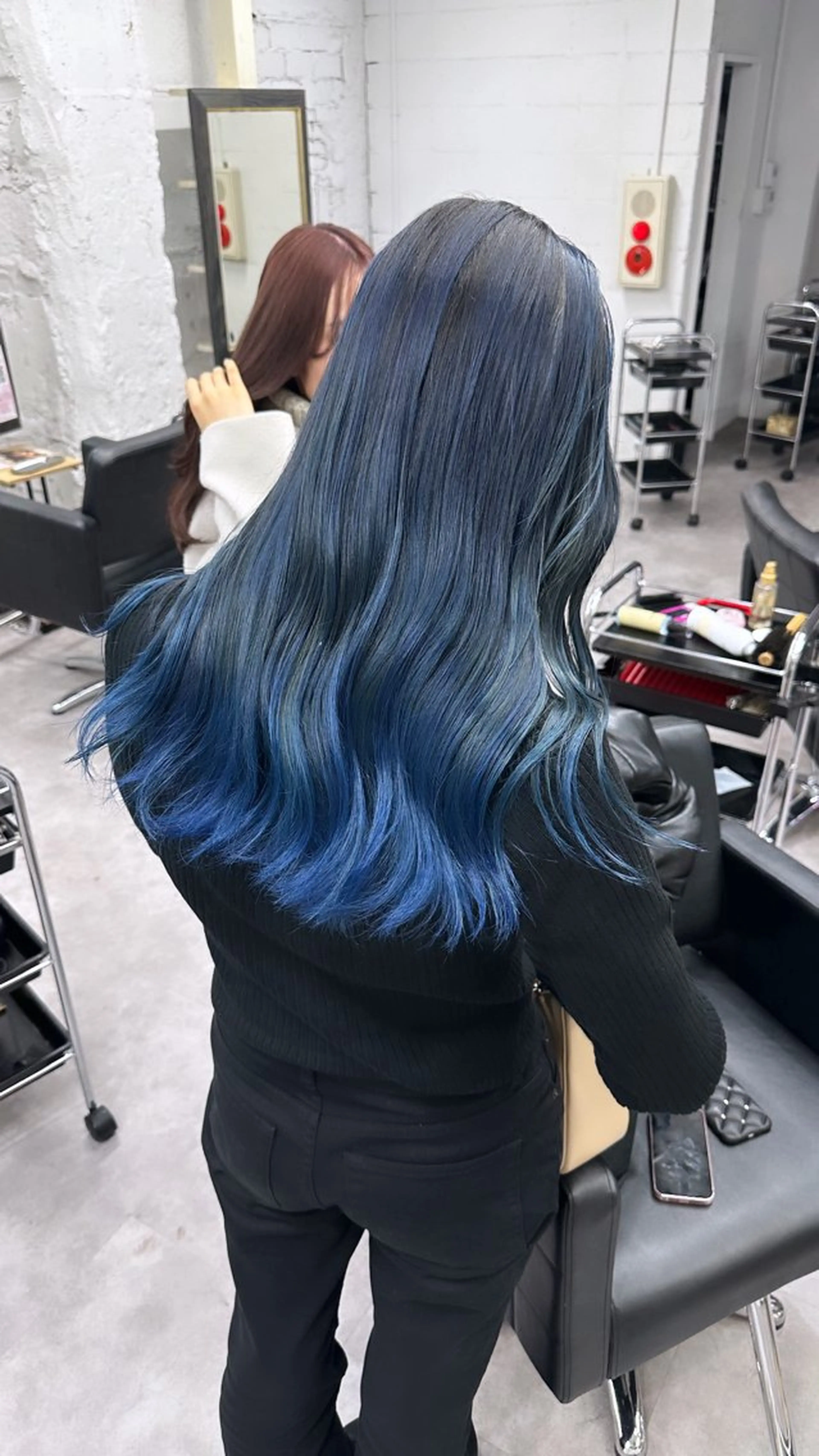 セミロング カラー ヘアアレンジ カット ヘアカラー トリートメント 久米 治仁のヘアスタイル