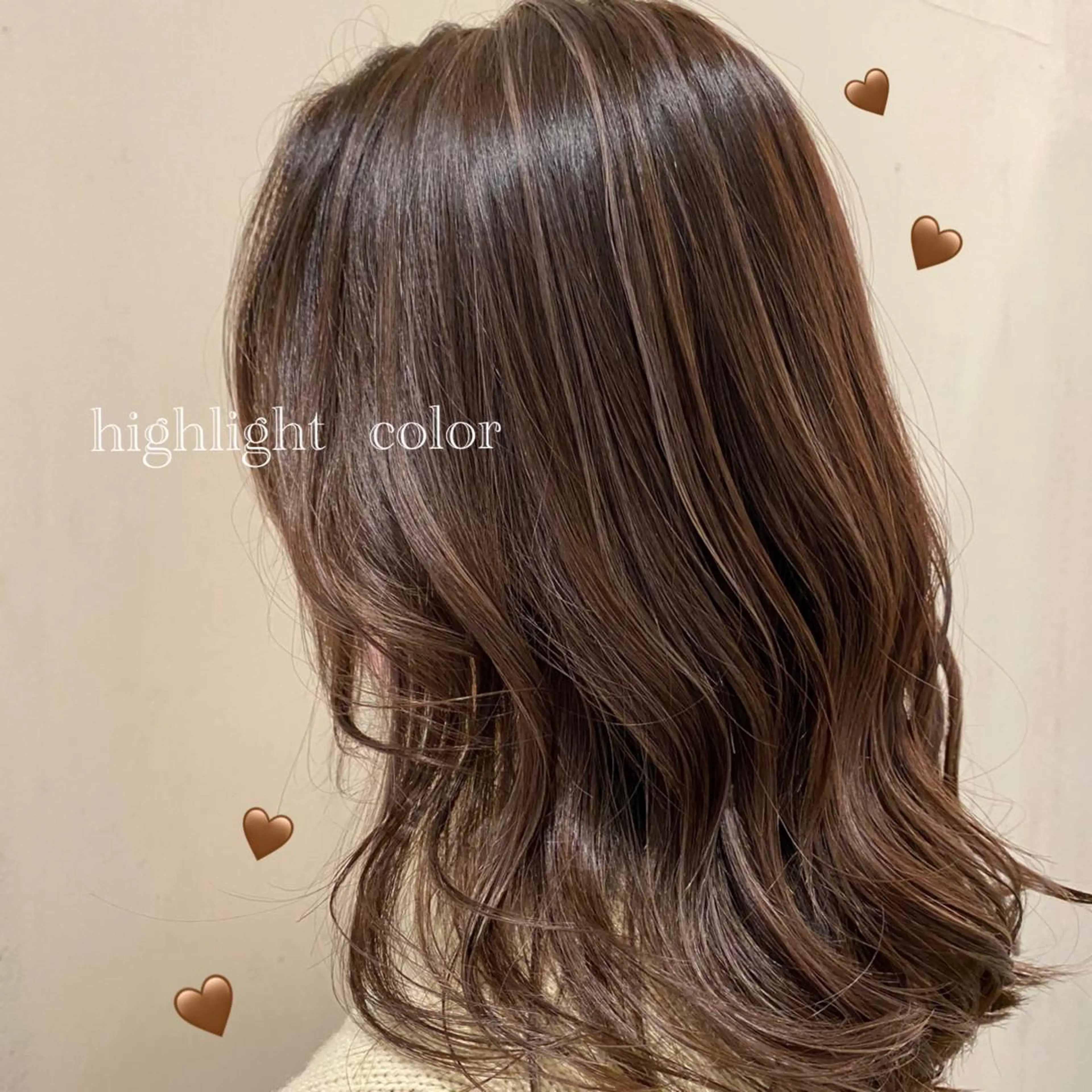ミディアム カット ヘアカラー トリートメント Arisa MODE K'sのヘアスタイル