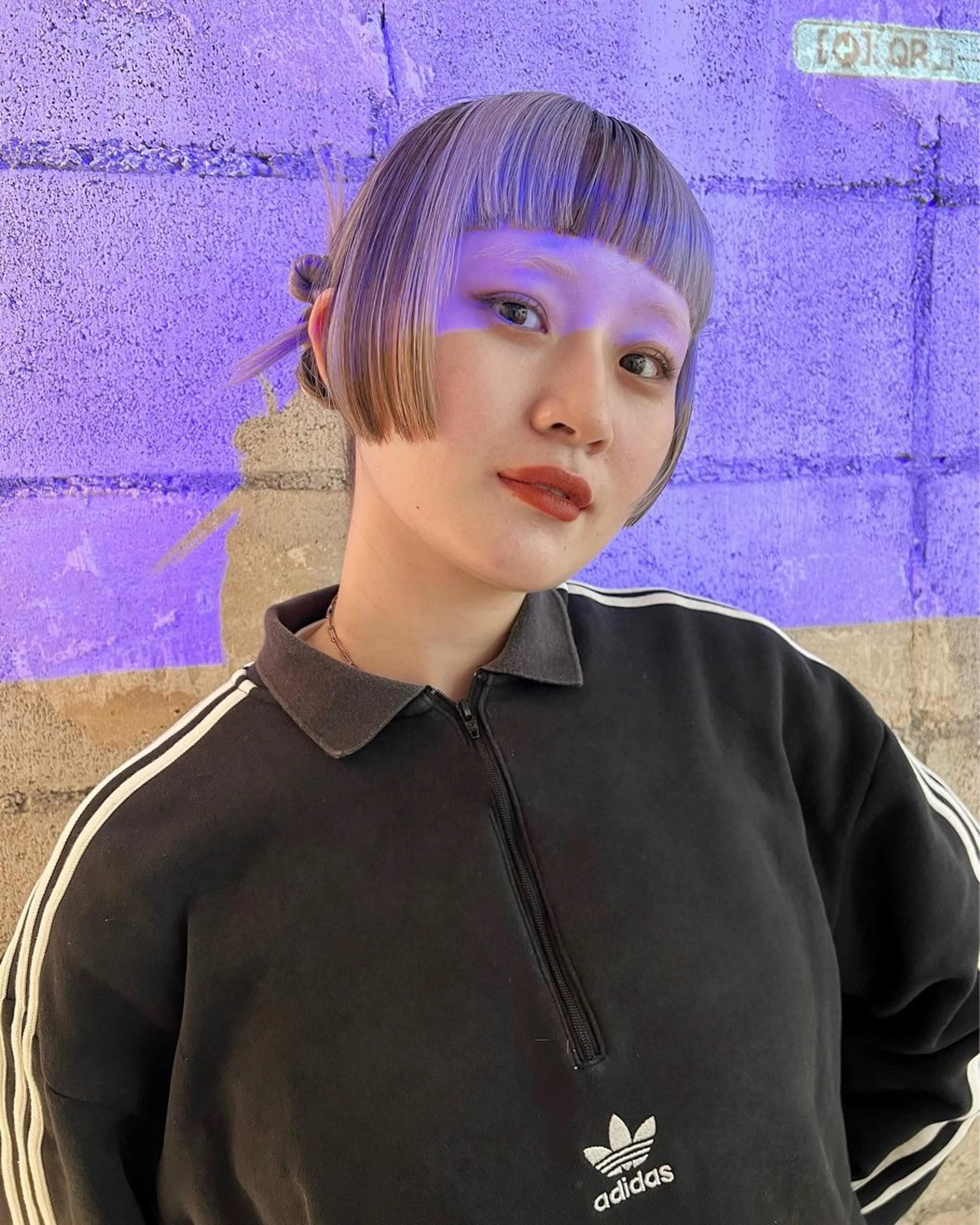 ミディアム カラー カット ヘアカラー haco＋所属・圧倒的デザイン力 店長🎨RENAのヘアスタイル