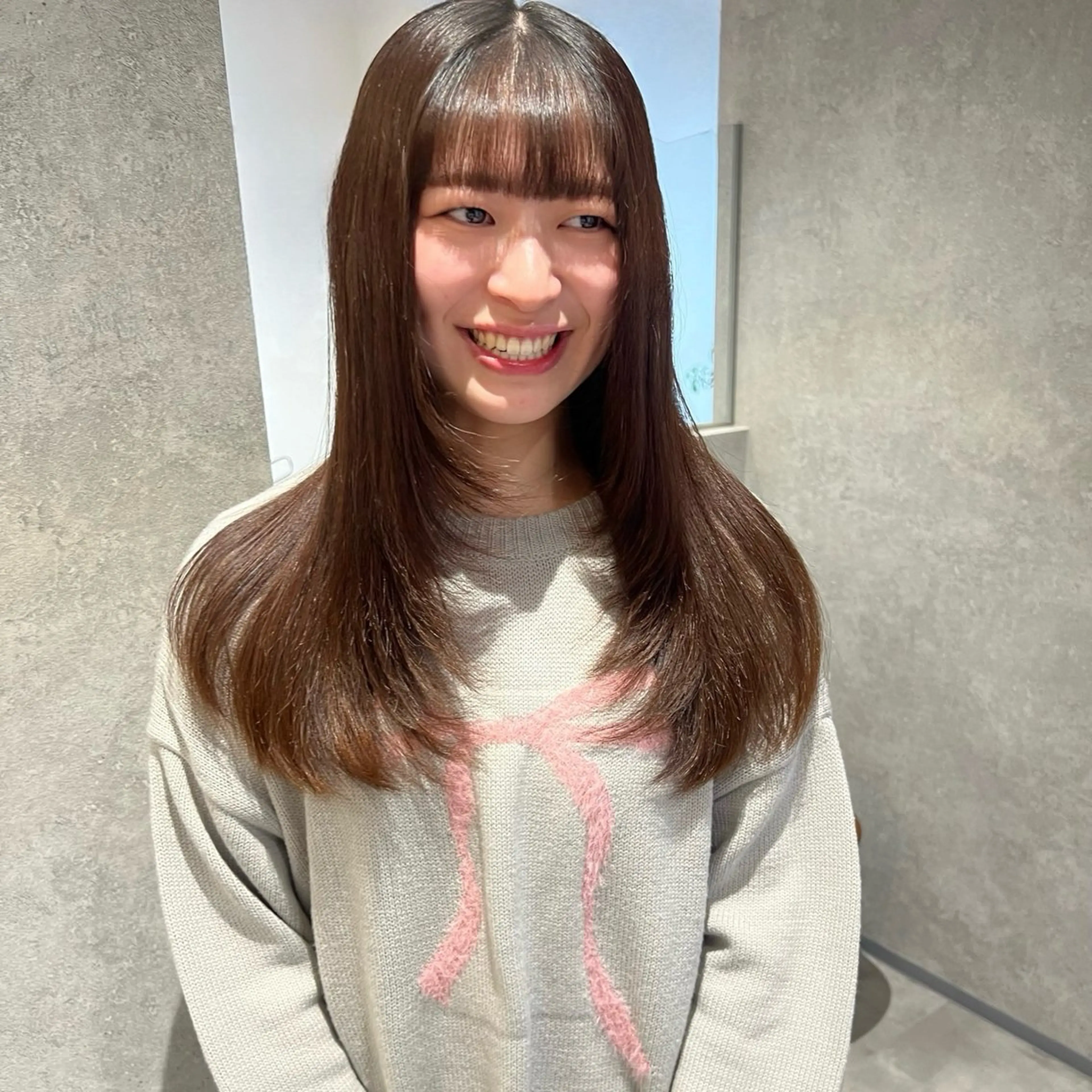 ロング ロングレイヤー レイヤーカット ロング カット AI TOKYO　S所属・mizuki 【韓国レイヤー】のヘアスタイル