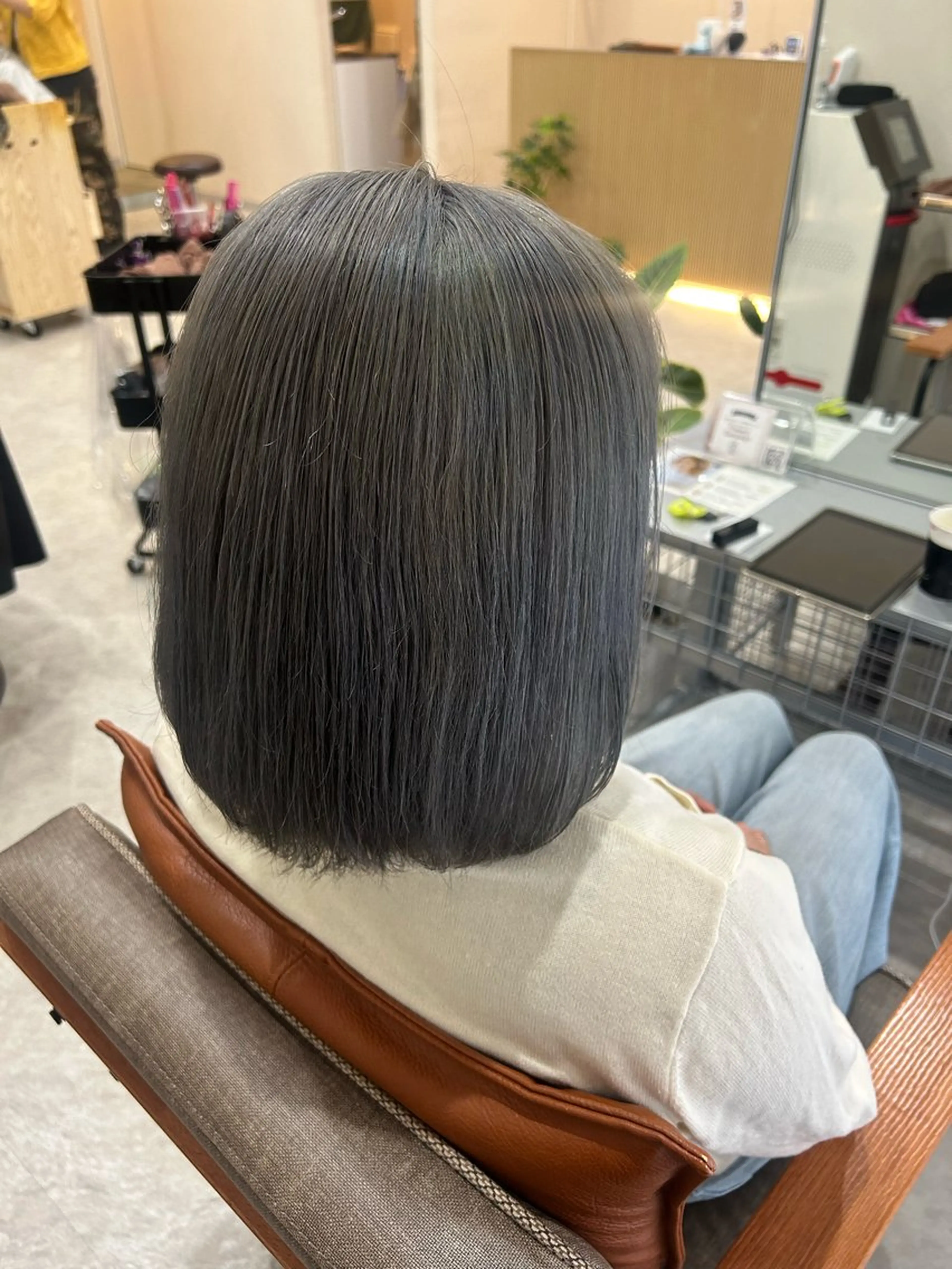 ショート カット ヘアカラー トリートメント ボブ/透明感カラー 🧸YUI❤️のヘアスタイル