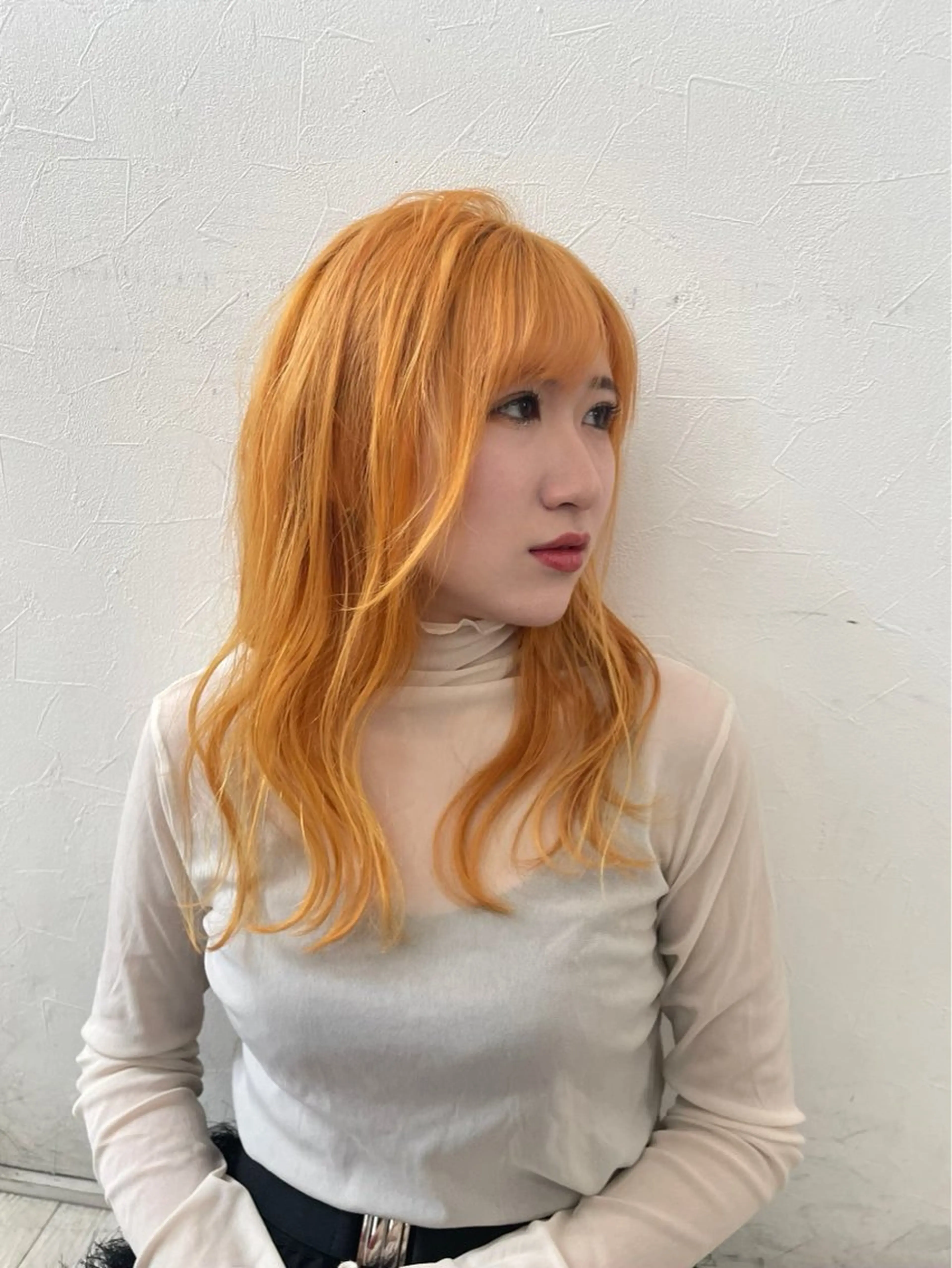 セミロング カラー inq名駅店所属・rion/ 名古屋/カラーのヘアスタイル