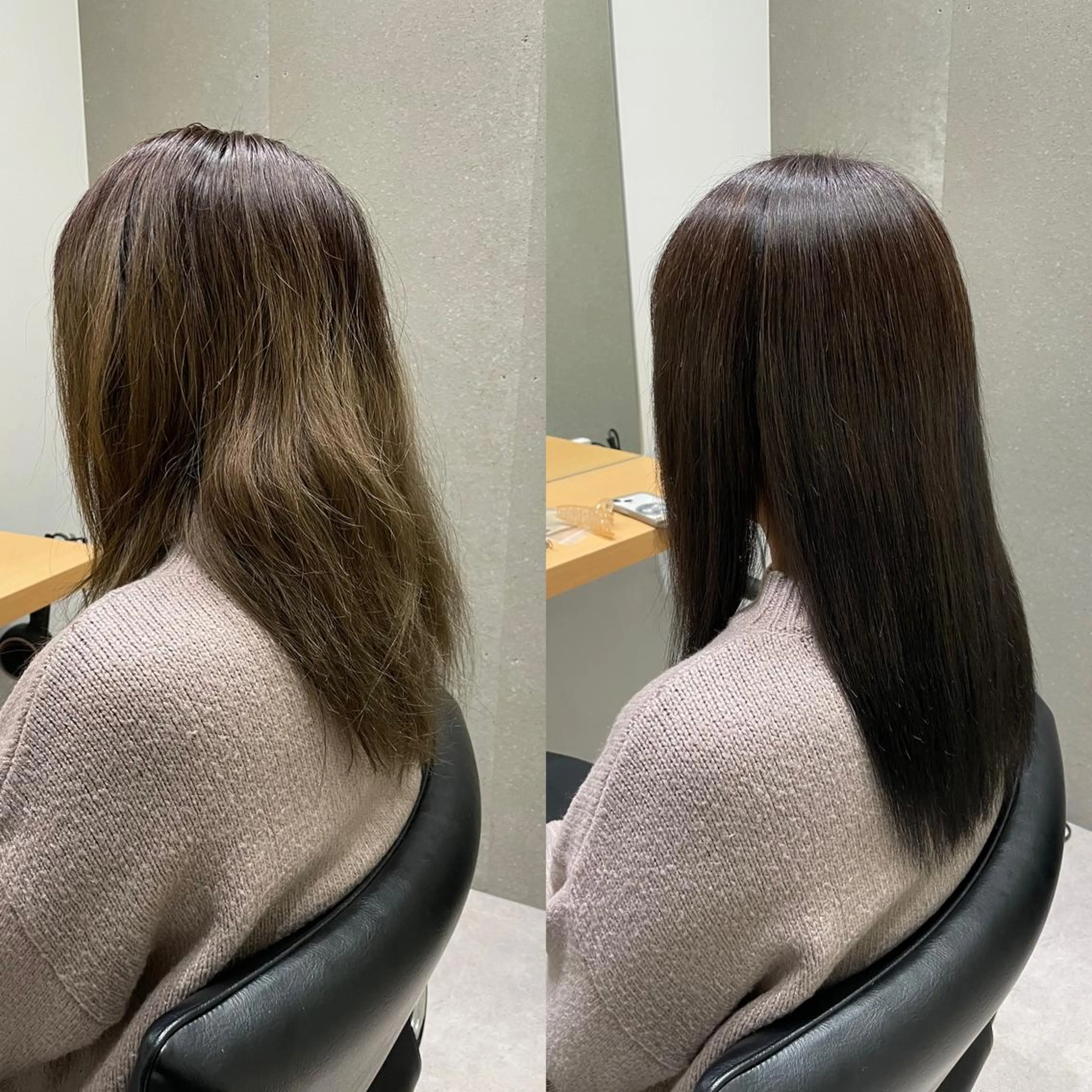 セミロング カラー アディクシーカラー エドルカラー ハイライトカラー イルミナカラー ハイライト ヘアカラー 髪質改善ヘアケア 艶髪特化/上田のヘアスタイル