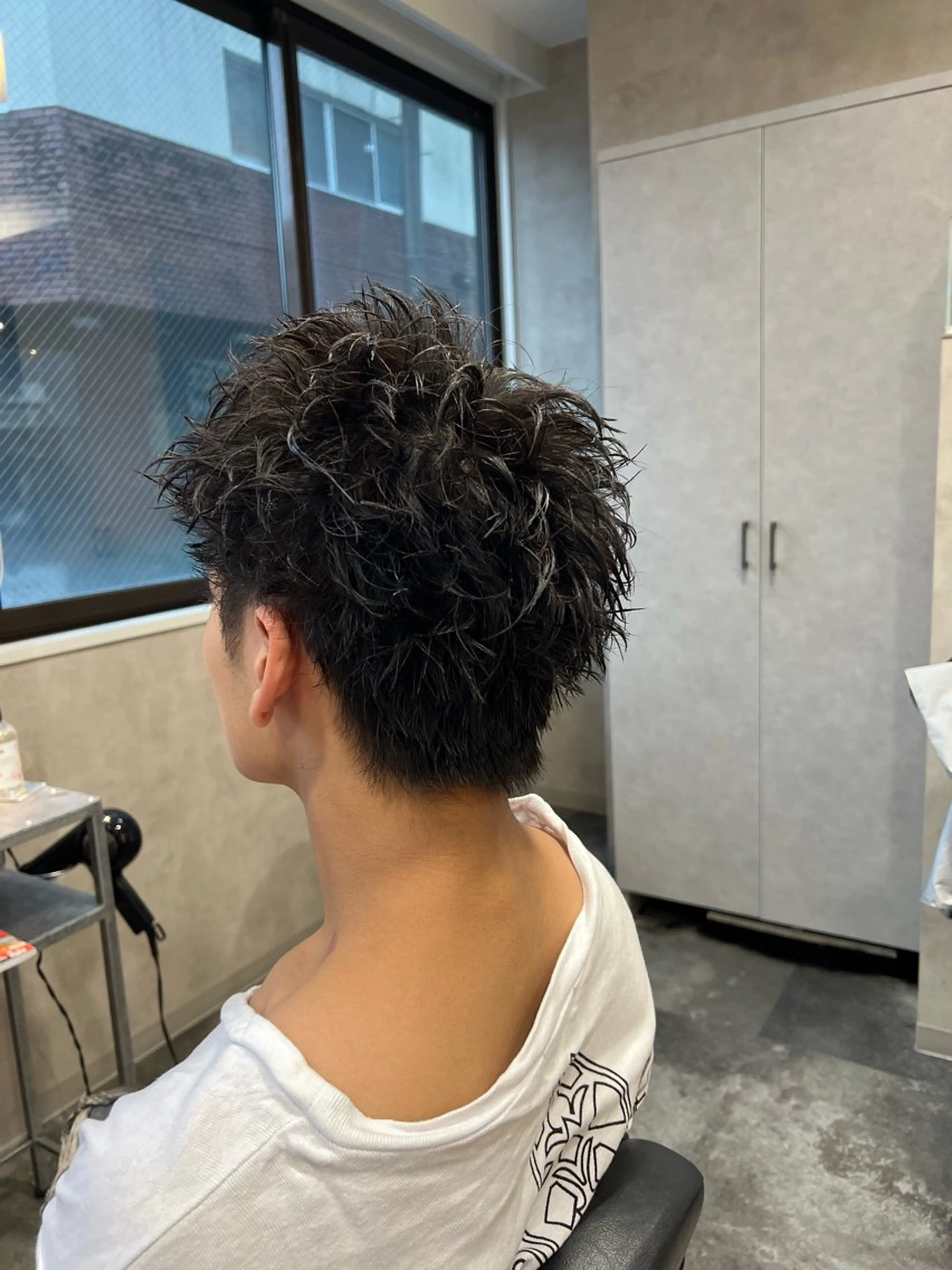 ショート パーマ ヘアアレンジ メンズ メンズパーマ カット パーマ メンズ特化/カラー/ パーマ/ケイシンのヘアスタイル