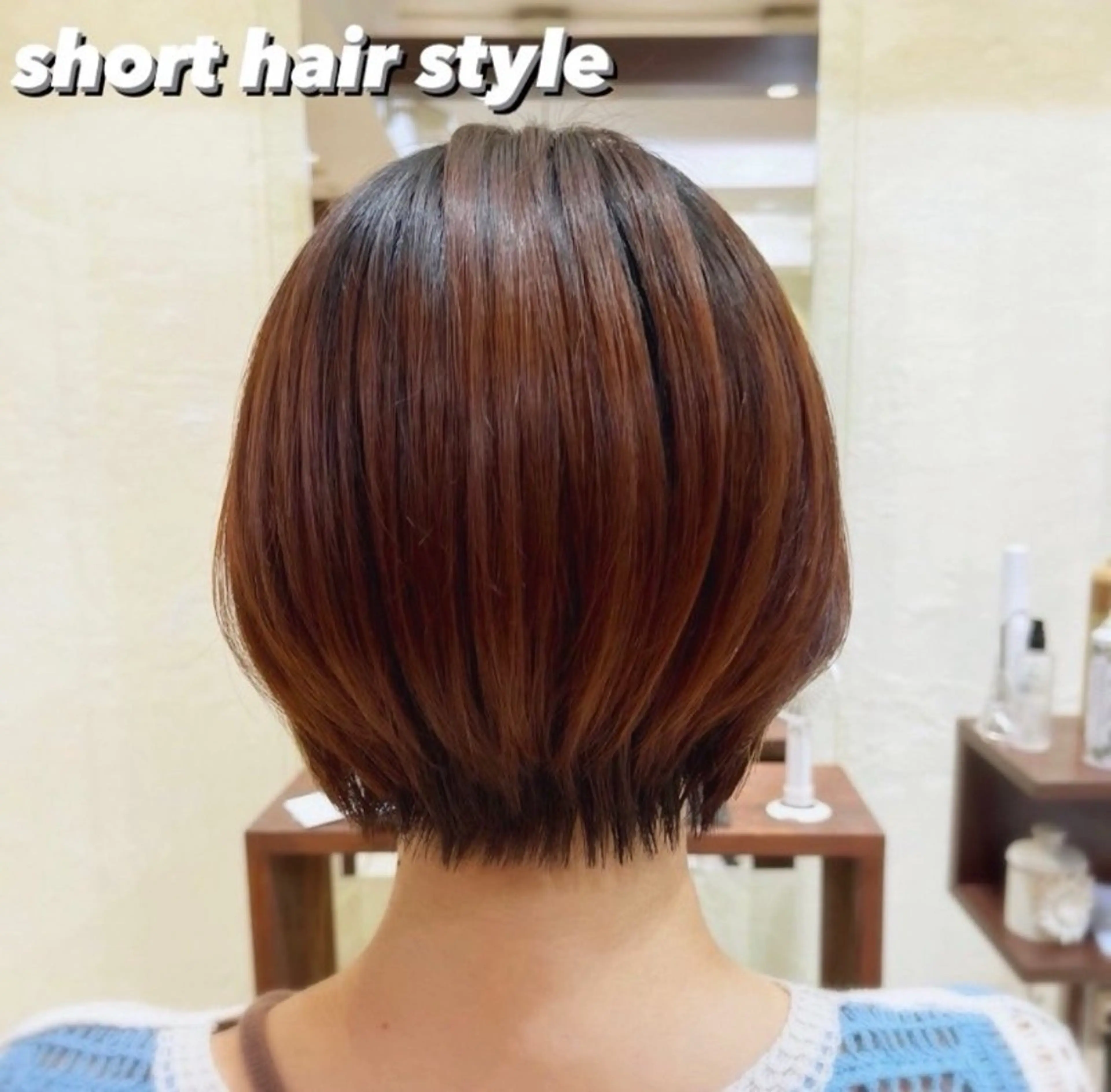 ショート 美髪改善・ 透明感カラー茉央のヘアスタイル