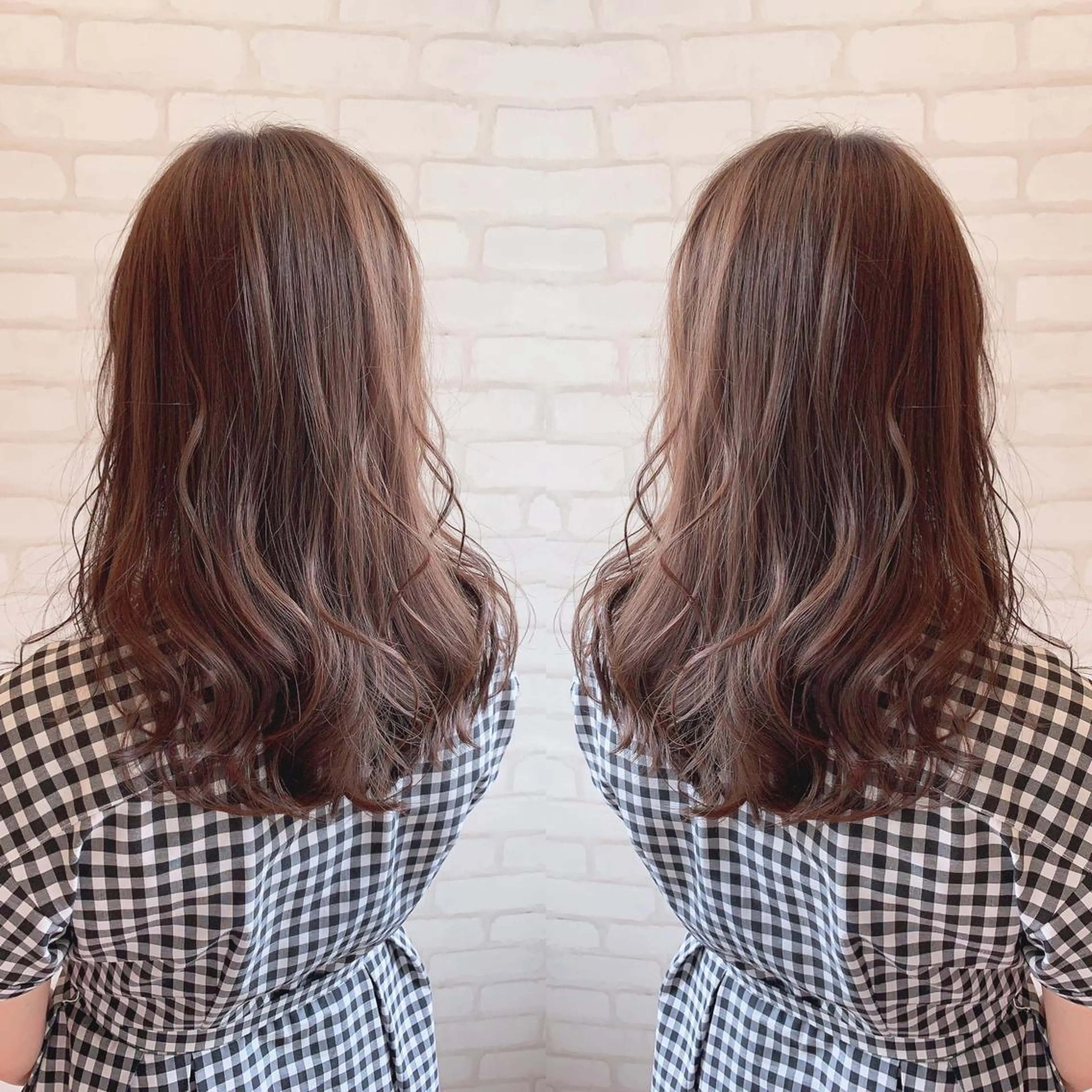 ミディアム カット ヘアカラー トリートメント 高橋 一矢のヘアスタイル