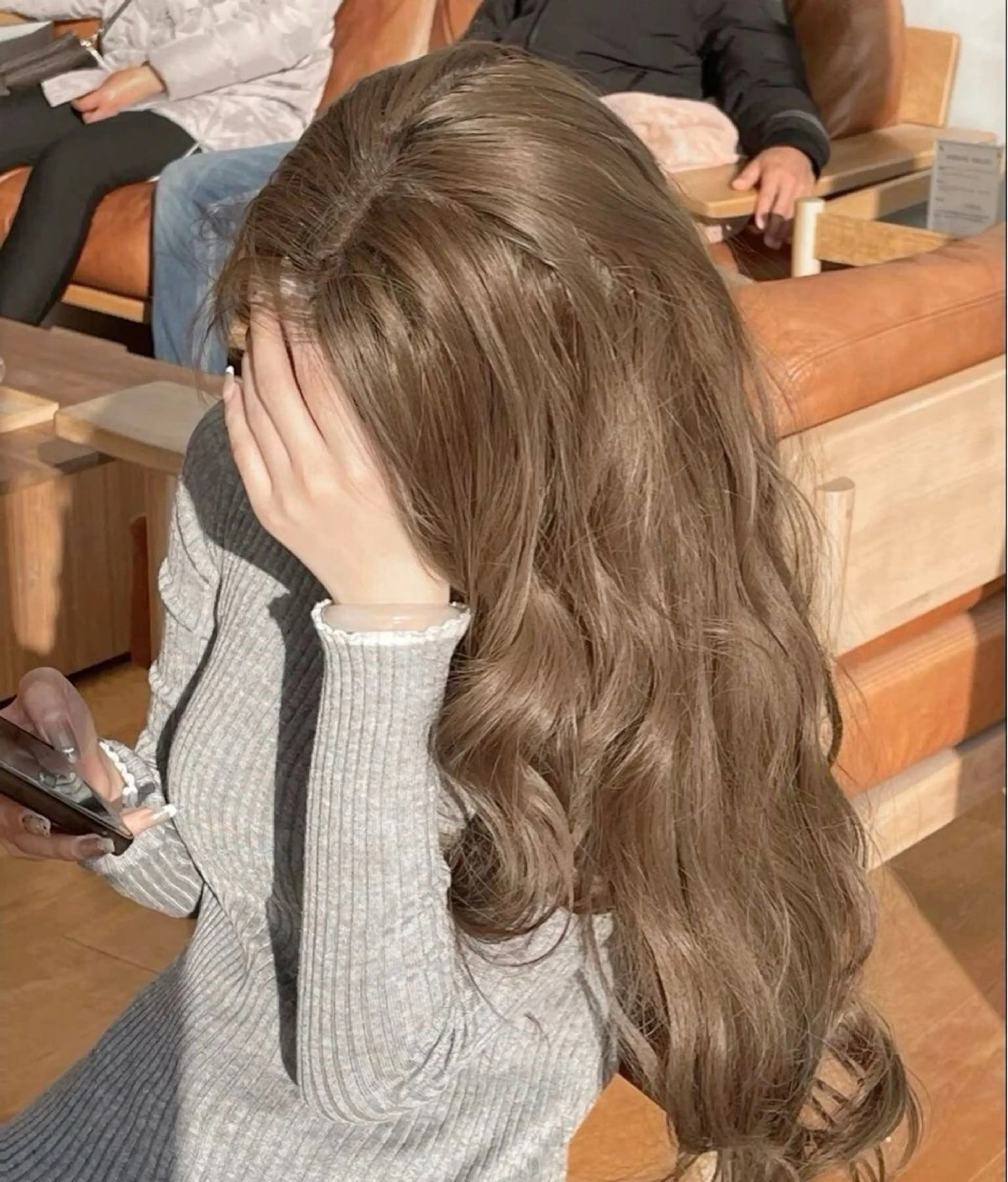 ロング カット ヘアカラー トリートメント NIKA所属・レイヤーカット🤍 seriraのヘアスタイル