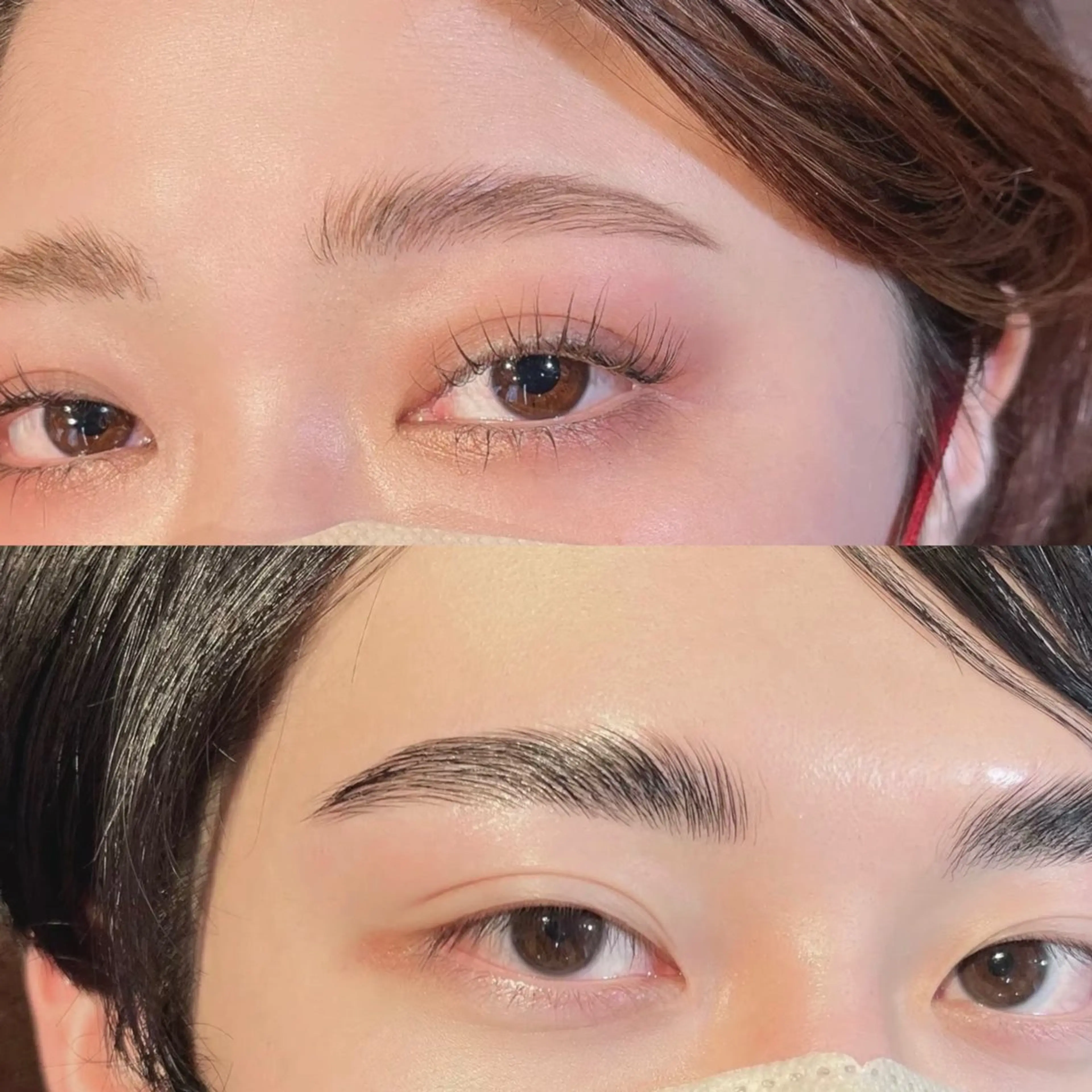 【アイブロウ】眉毛ワックス脱毛＋ブロウリフト(毛流れ矯正)の写真