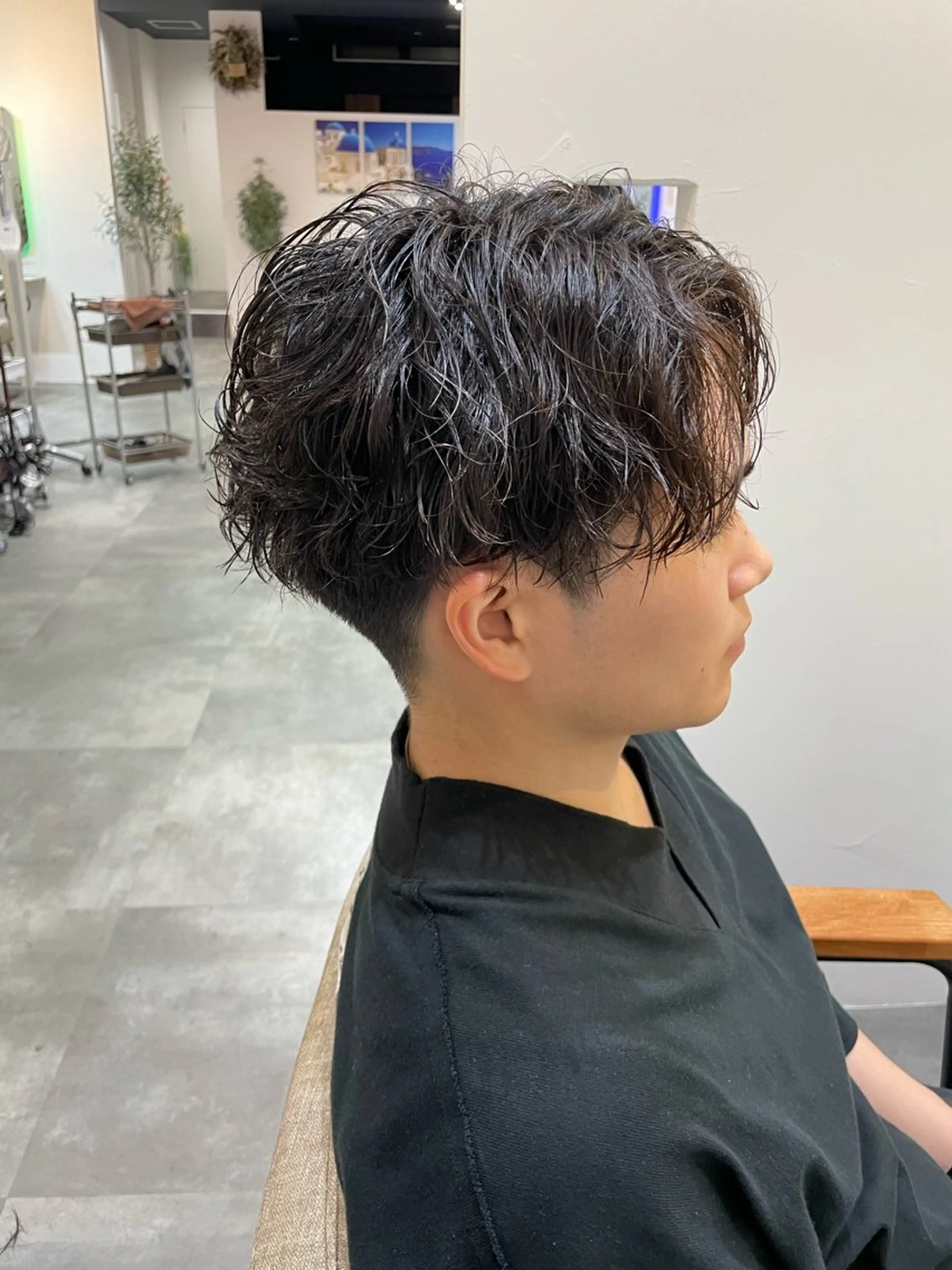 ショート カラー パーマ ヘアアレンジ メンズ カット パーマ ヘアセット 🔥メンズ特化🔥 木村 祐太のヘアスタイル