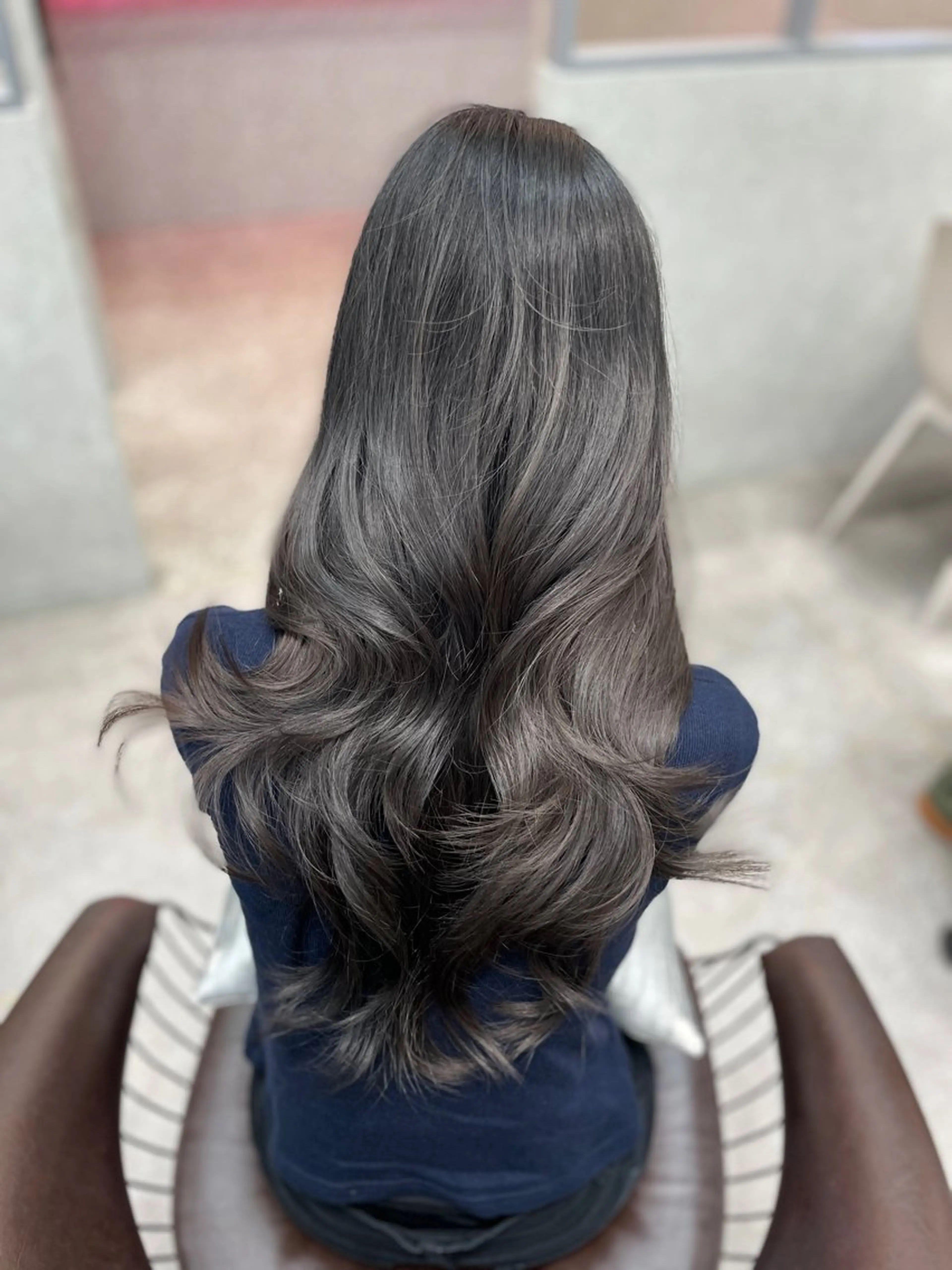 【2回目以降の方専用】艶ワンカラー+髪質改善トリートメント+スタイリング✧︎の写真