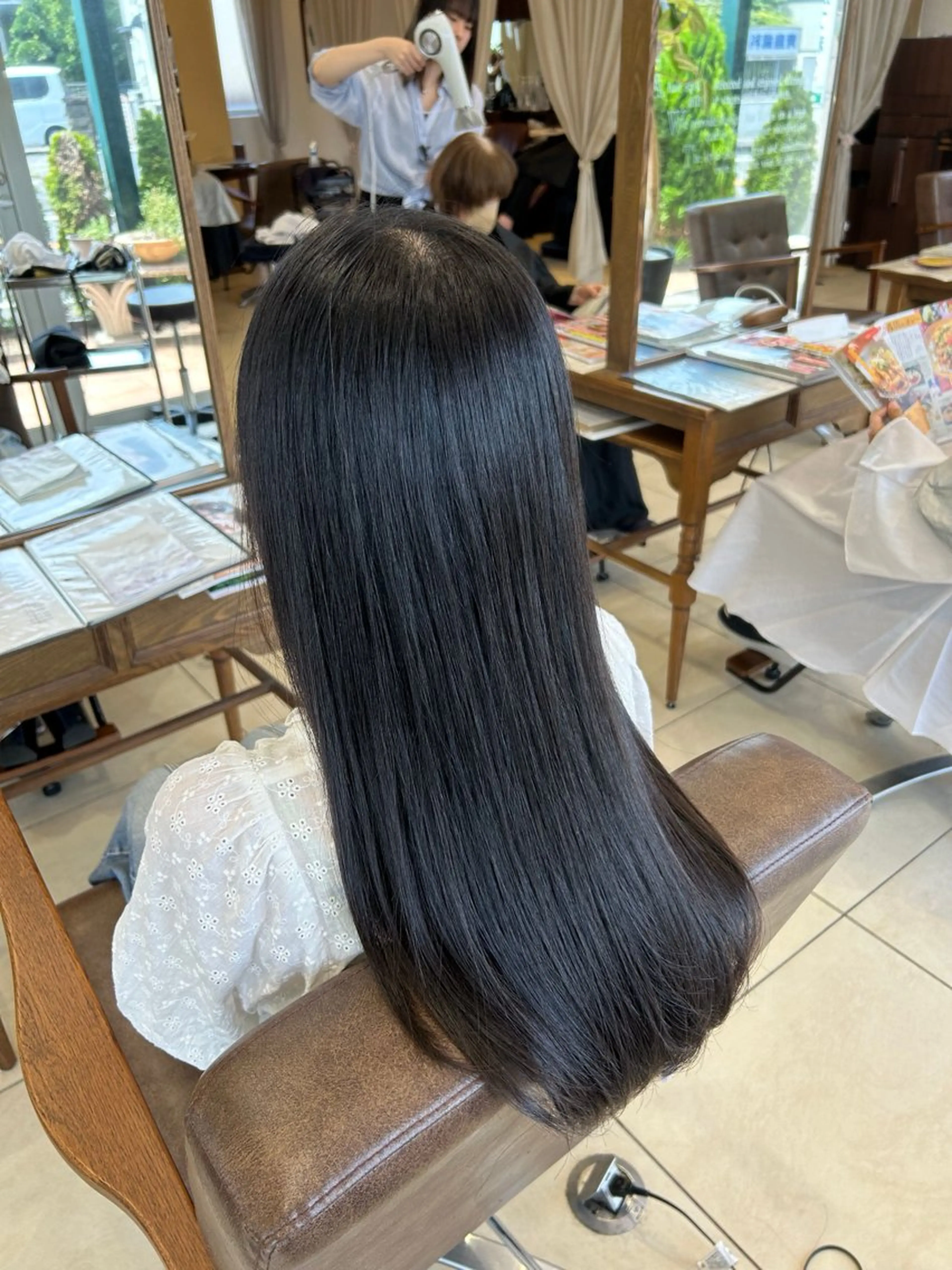 ロング 福川 優月のヘアスタイル