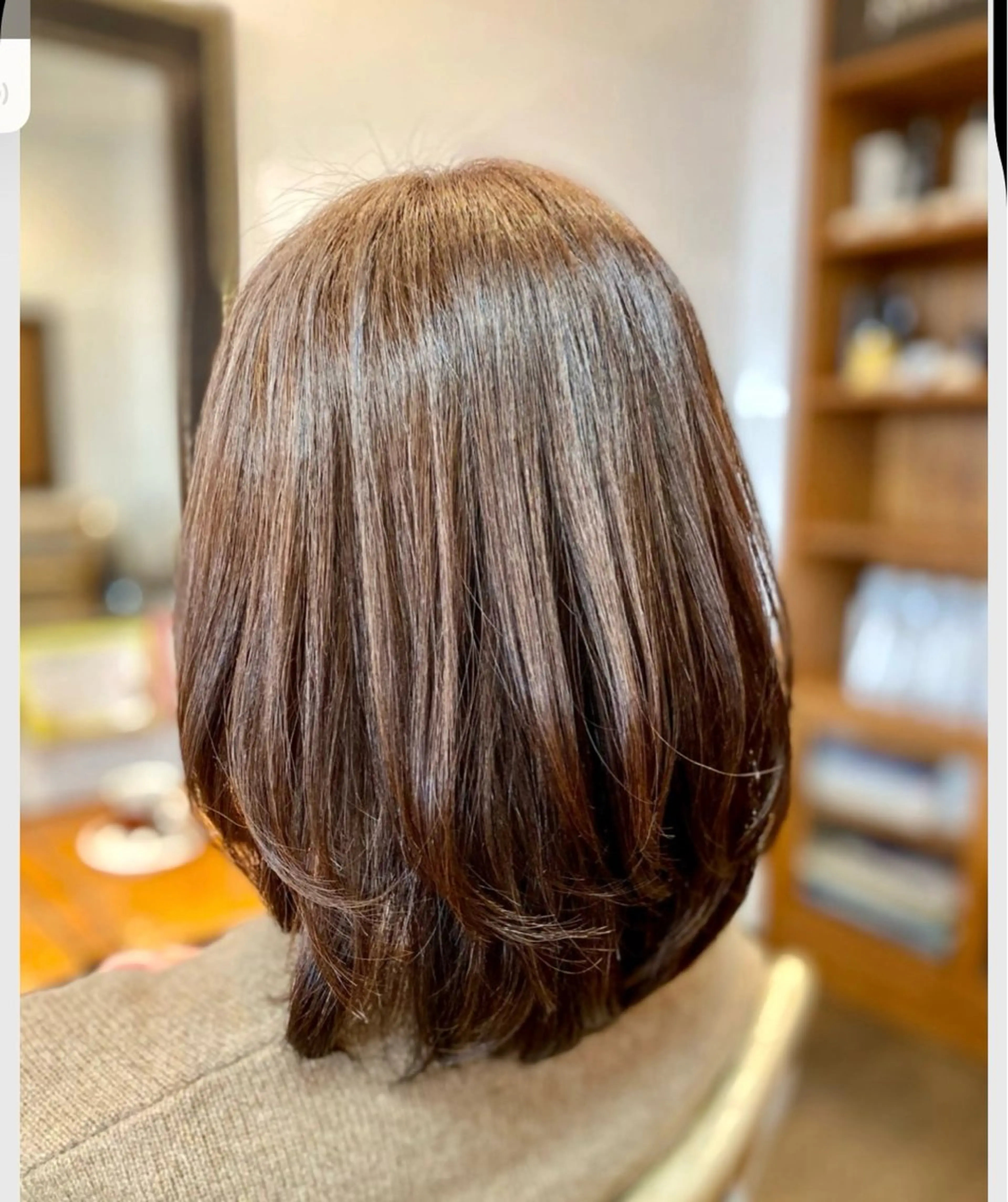 Open記念オーガニックカラー白髪染め全体染め　オートシャンプー　セルフブローの写真