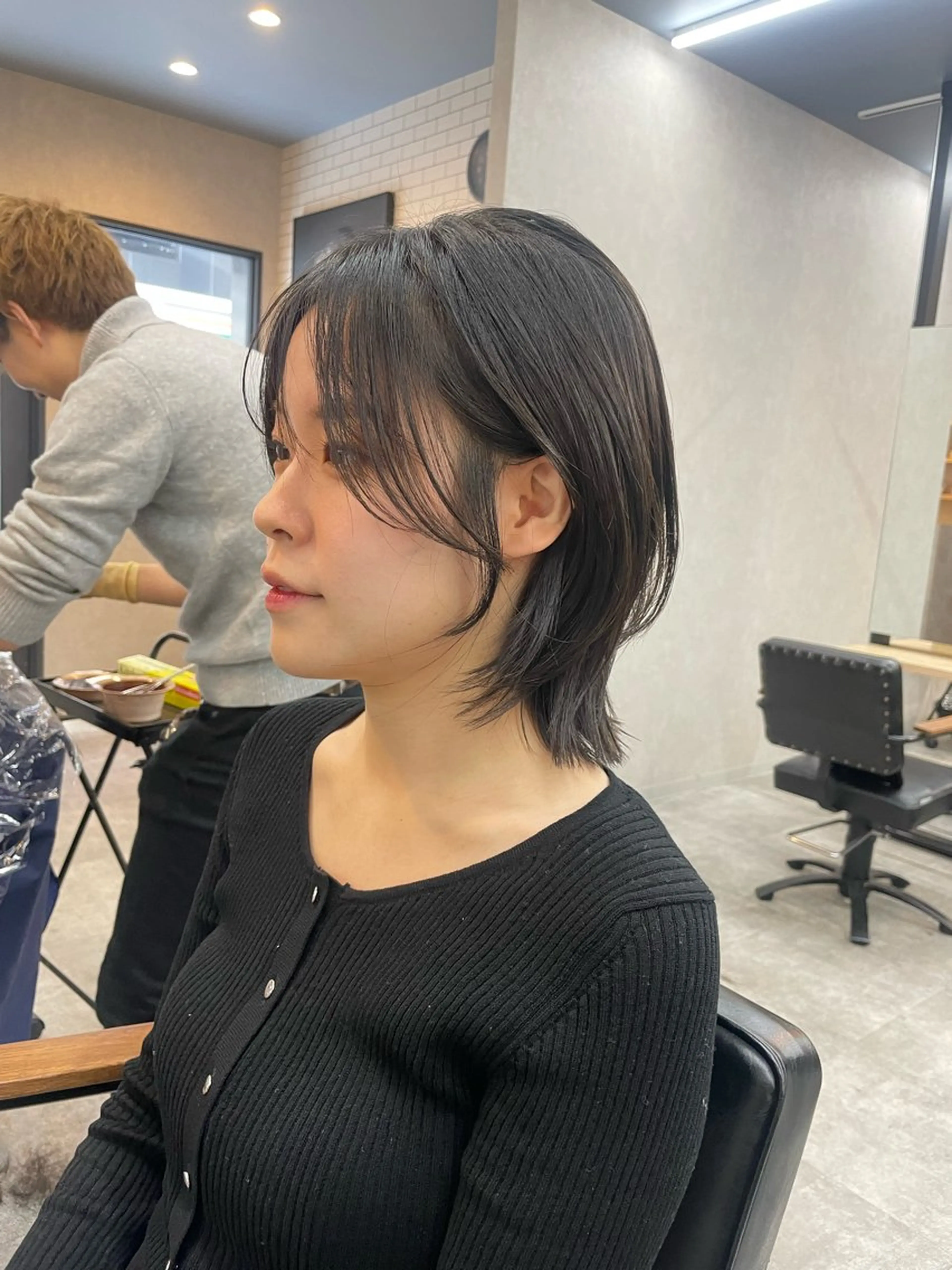 ショート カラー ハッシュカット いなみね はるきのヘアスタイル