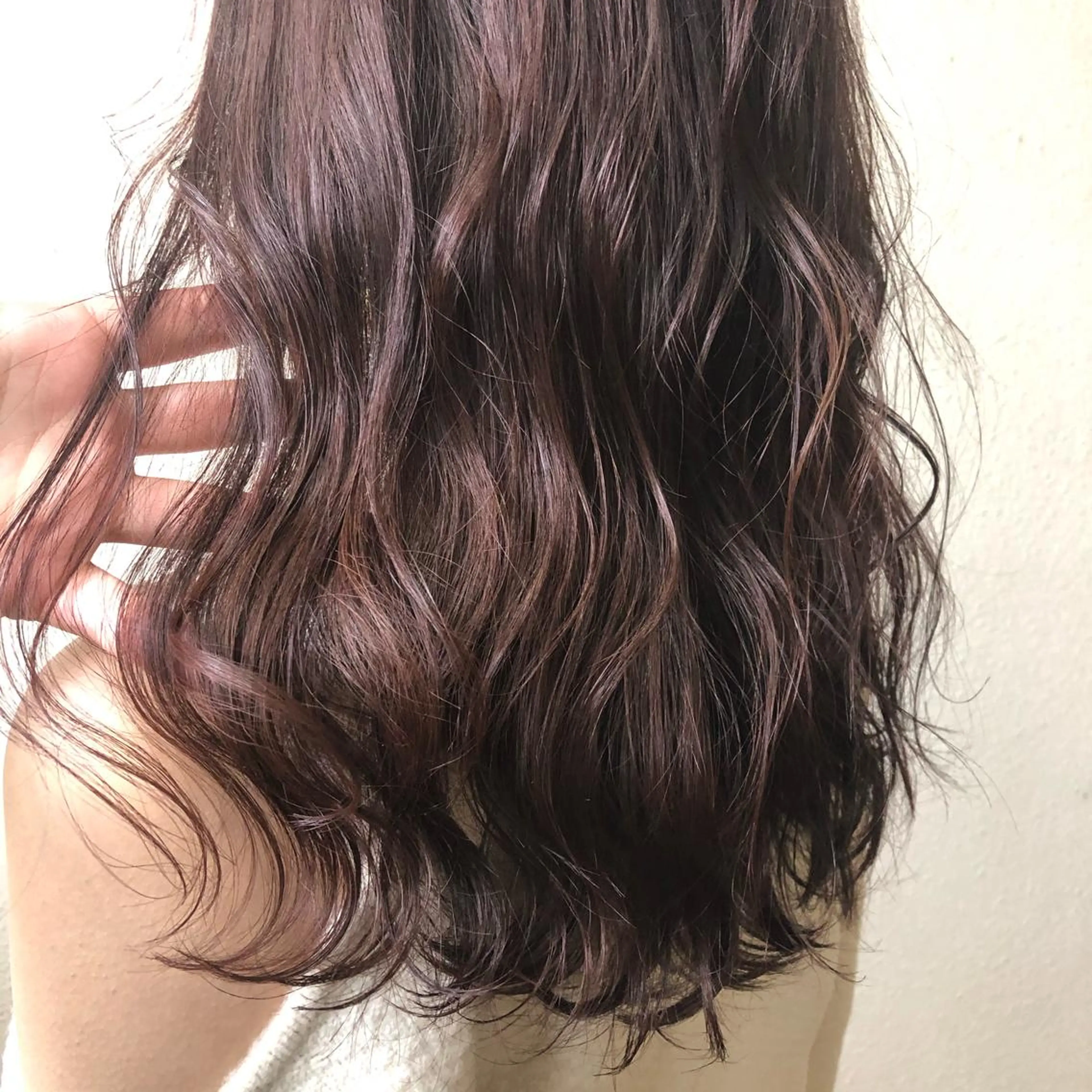 ミディアム カラー ヘアカラー トリートメント 中司 莉菜のヘアスタイル