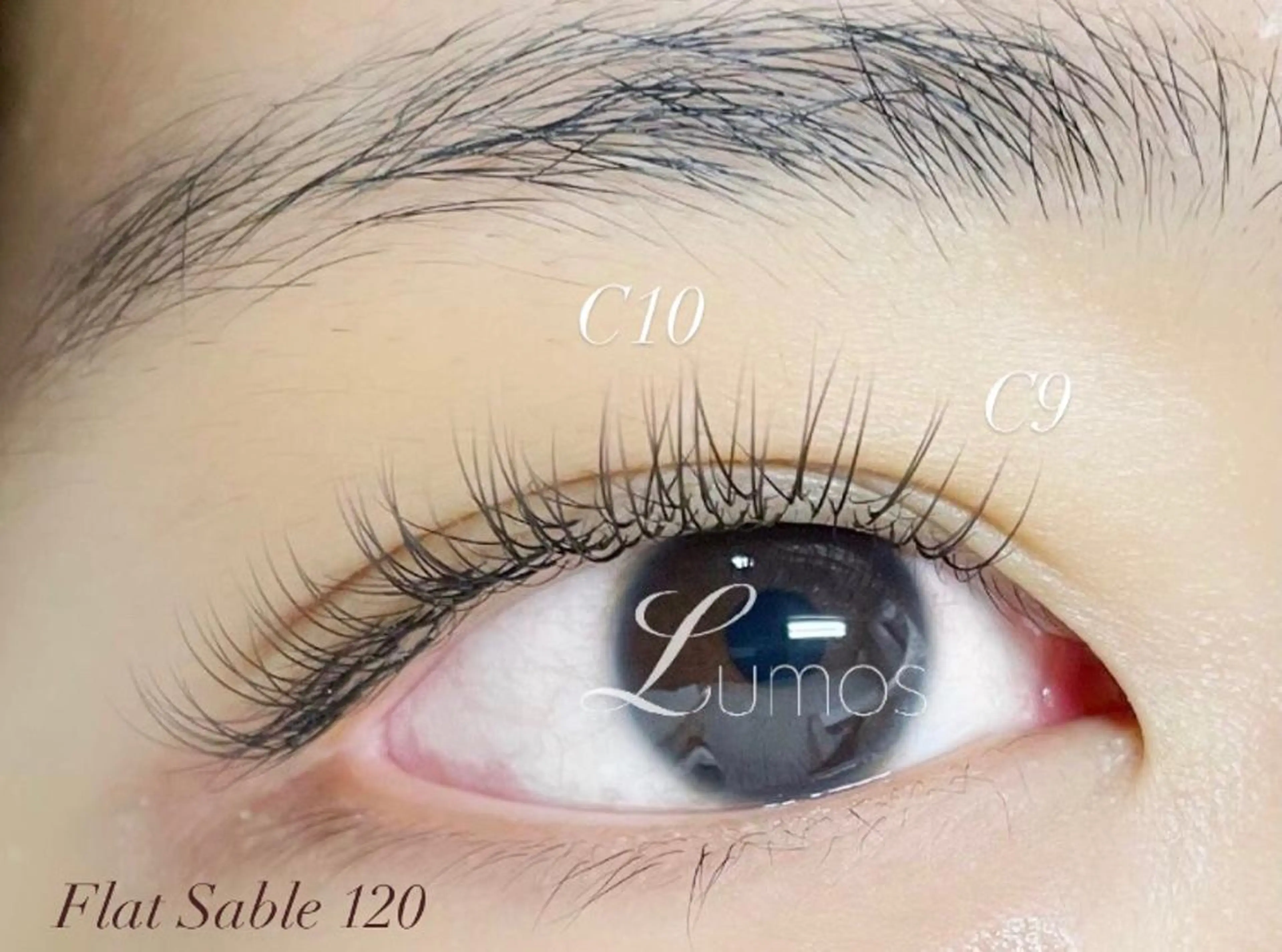 マツエク・マツパ ナチュラル セーブル Lumos nail&eyelash所属・Lumos Ayakaのマツエク・マツパデザイン