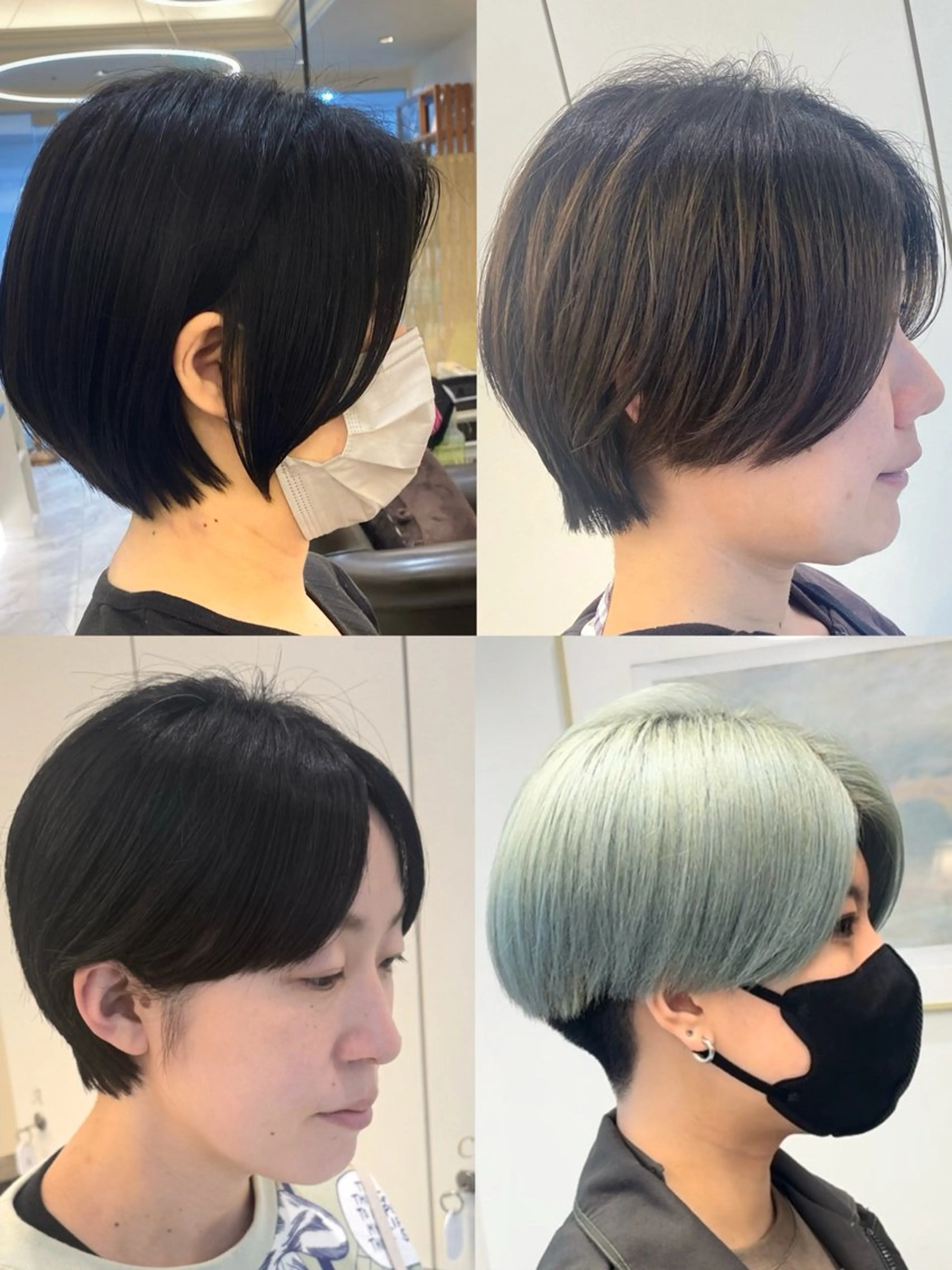 ショート カット ガレリアエレガンテ名駅店所属・【ショート/ボブ 丸みショート】深萱のヘアスタイル