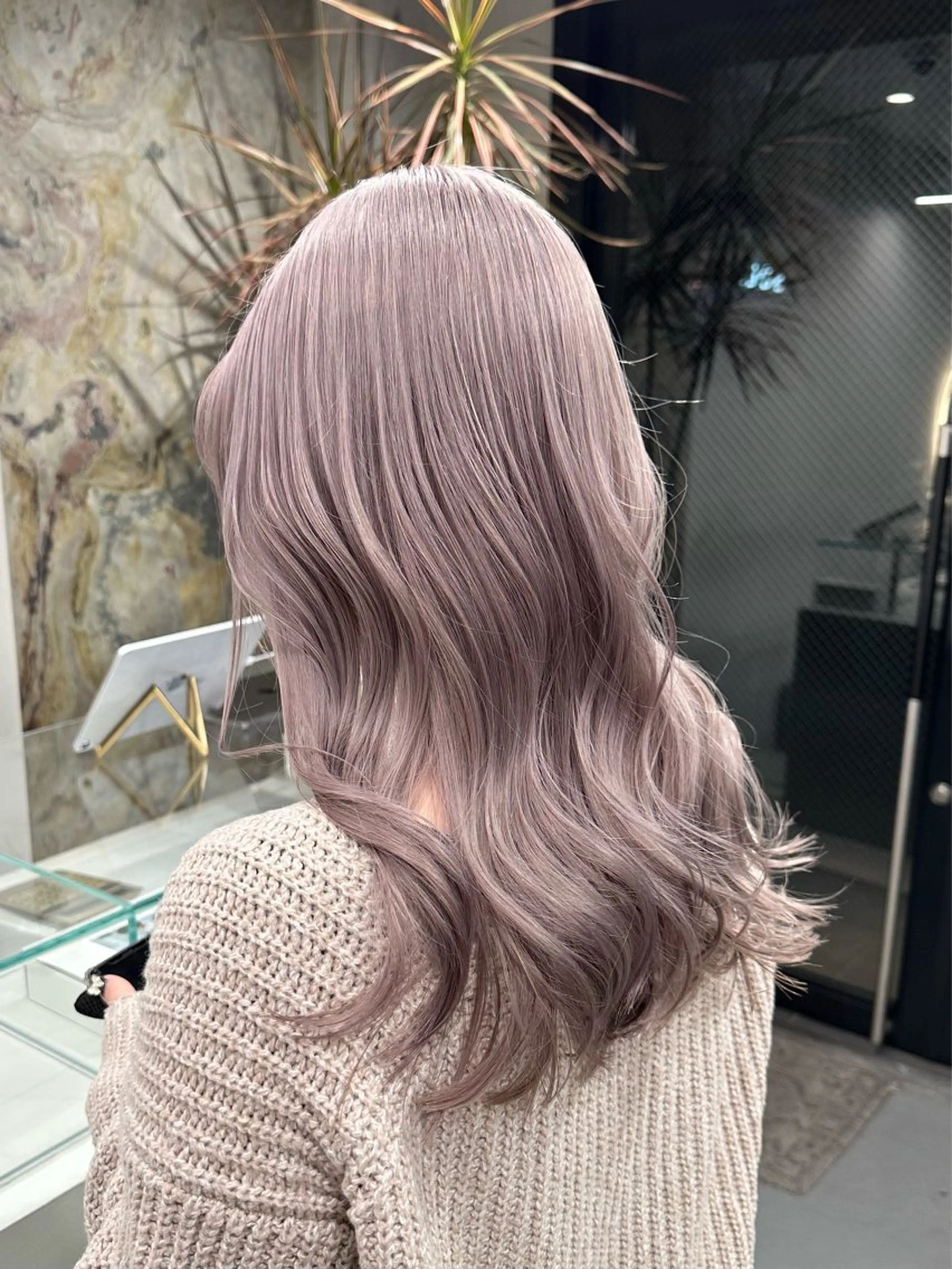 ロング カラー ヘアアレンジ ヘアカラー 原宿・デザインカラー YUI🤍ྀིのヘアスタイル