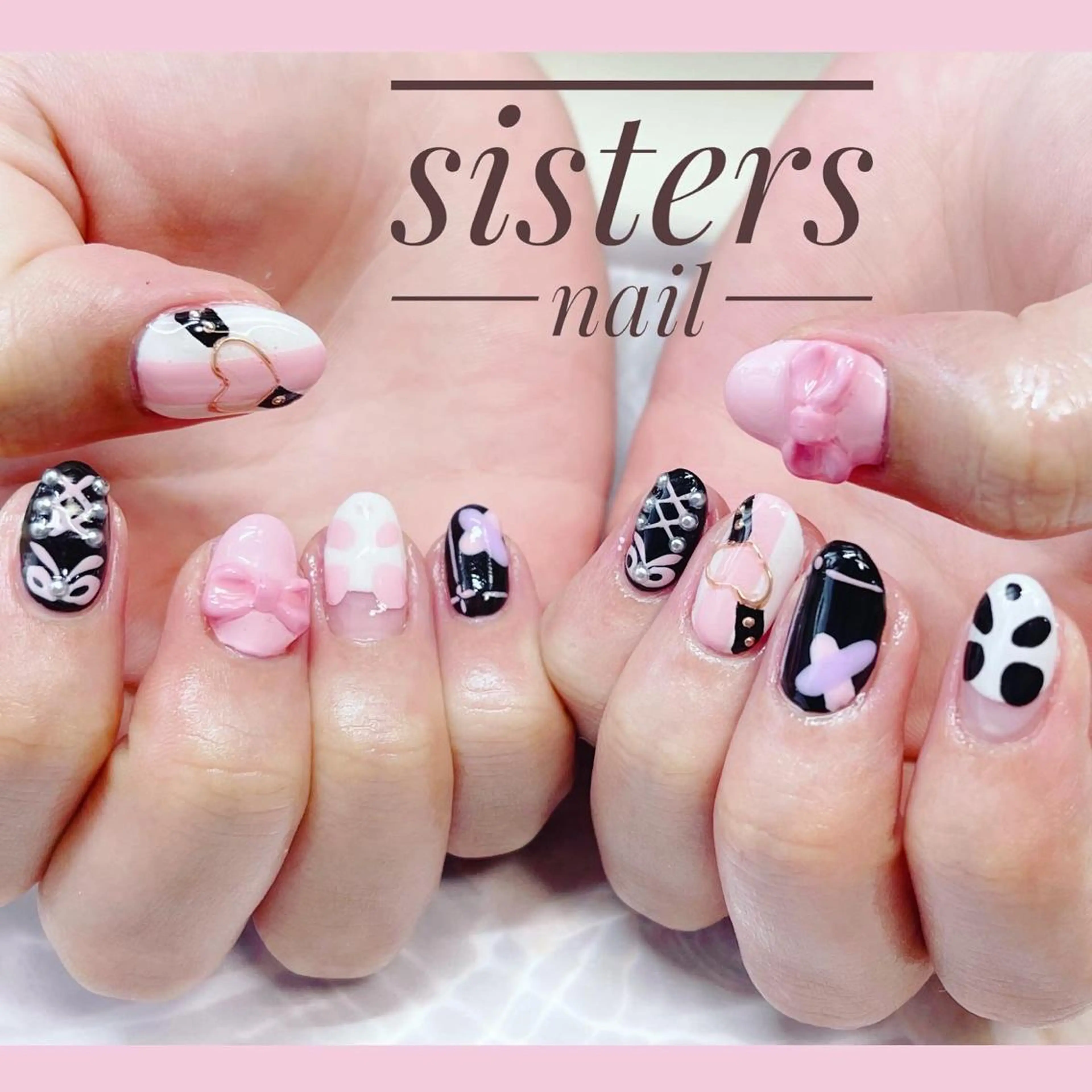 ネイル アートネイル 夏ネイル sisters nail.fのネイルデザイン