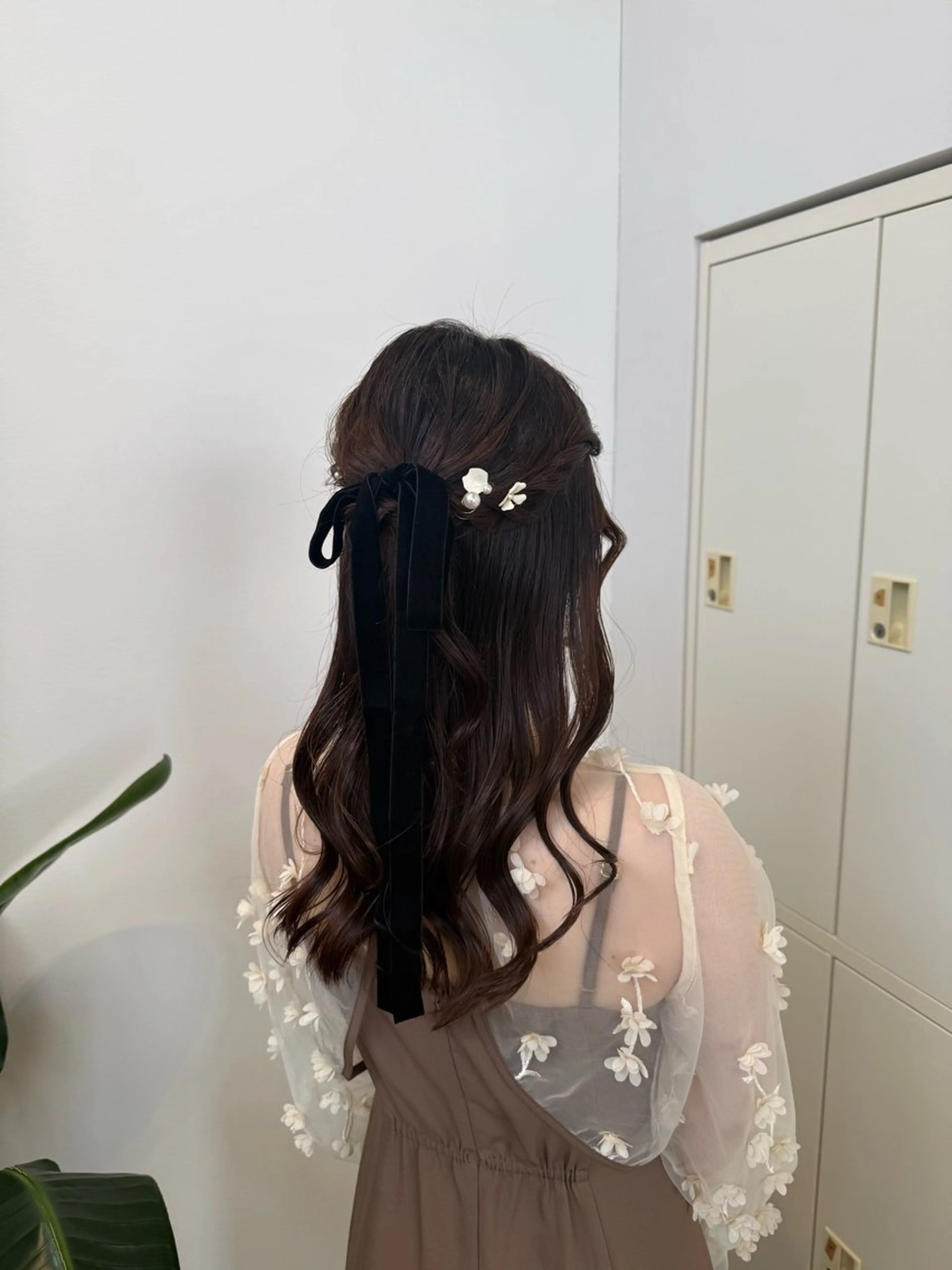 ヘアアレンジ ハーフアップ ヘアセット eclat hair's BEAU group所属・吉川 莉央のヘアスタイル