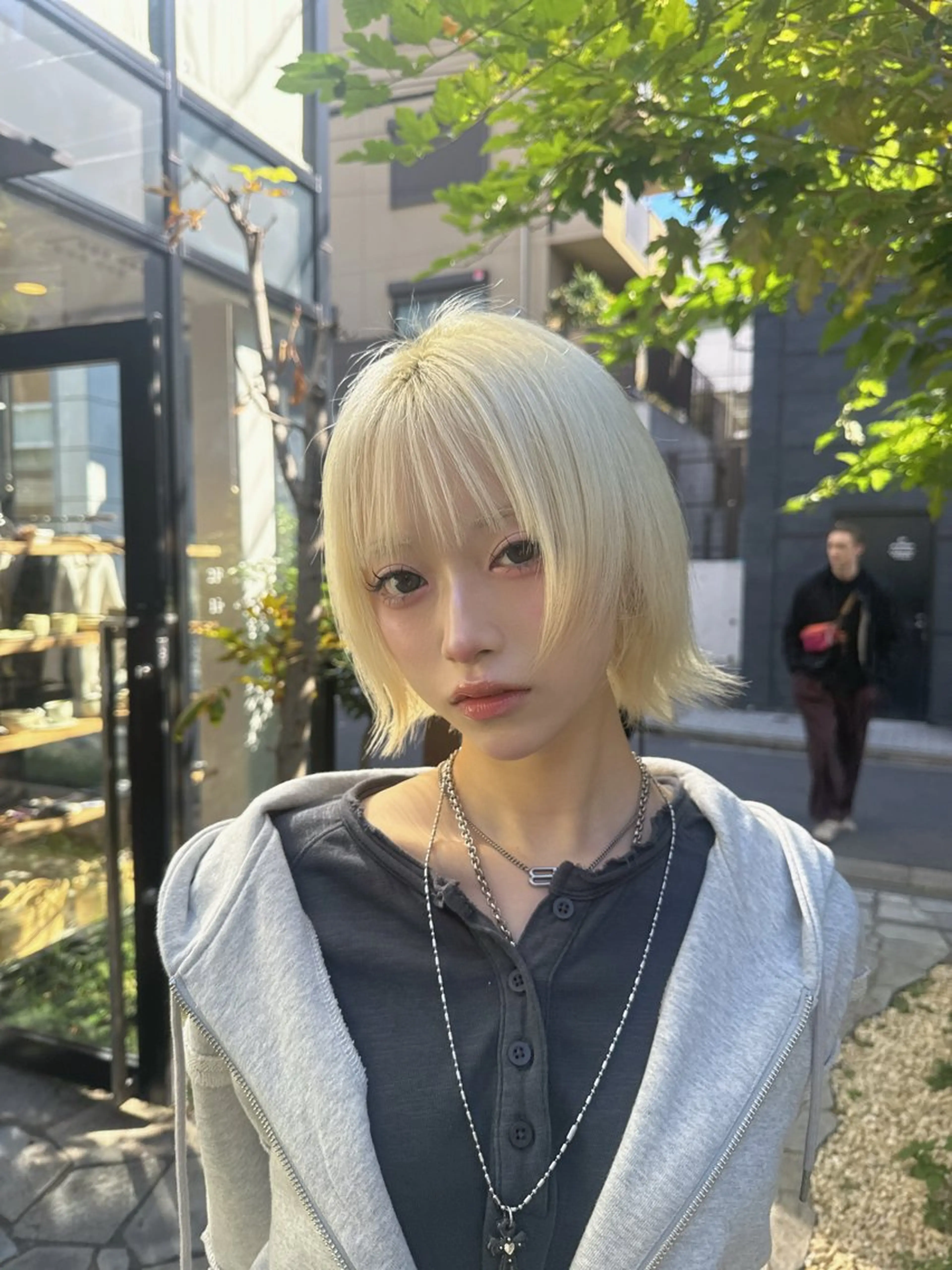 ショート カラー ベージュカラー ブリーチ ブロンド ケアブリーチ 透明感カラー カット ヘアカラー 🫧透明感カラー特化 🫧TAISEIのヘアスタイル