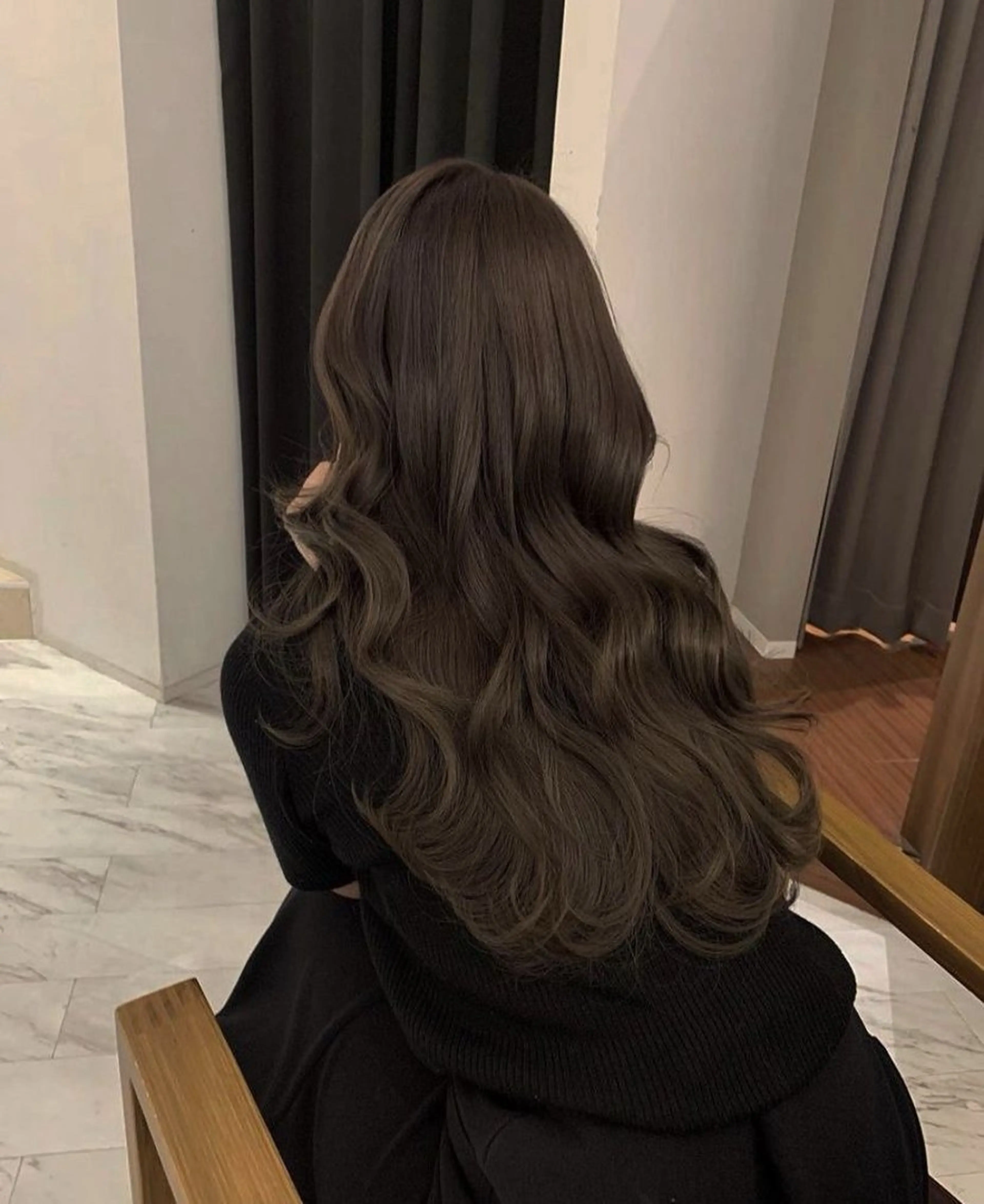 ロング カラー カット ヘアカラー 表参道/ 透明感 colorのヘアスタイル