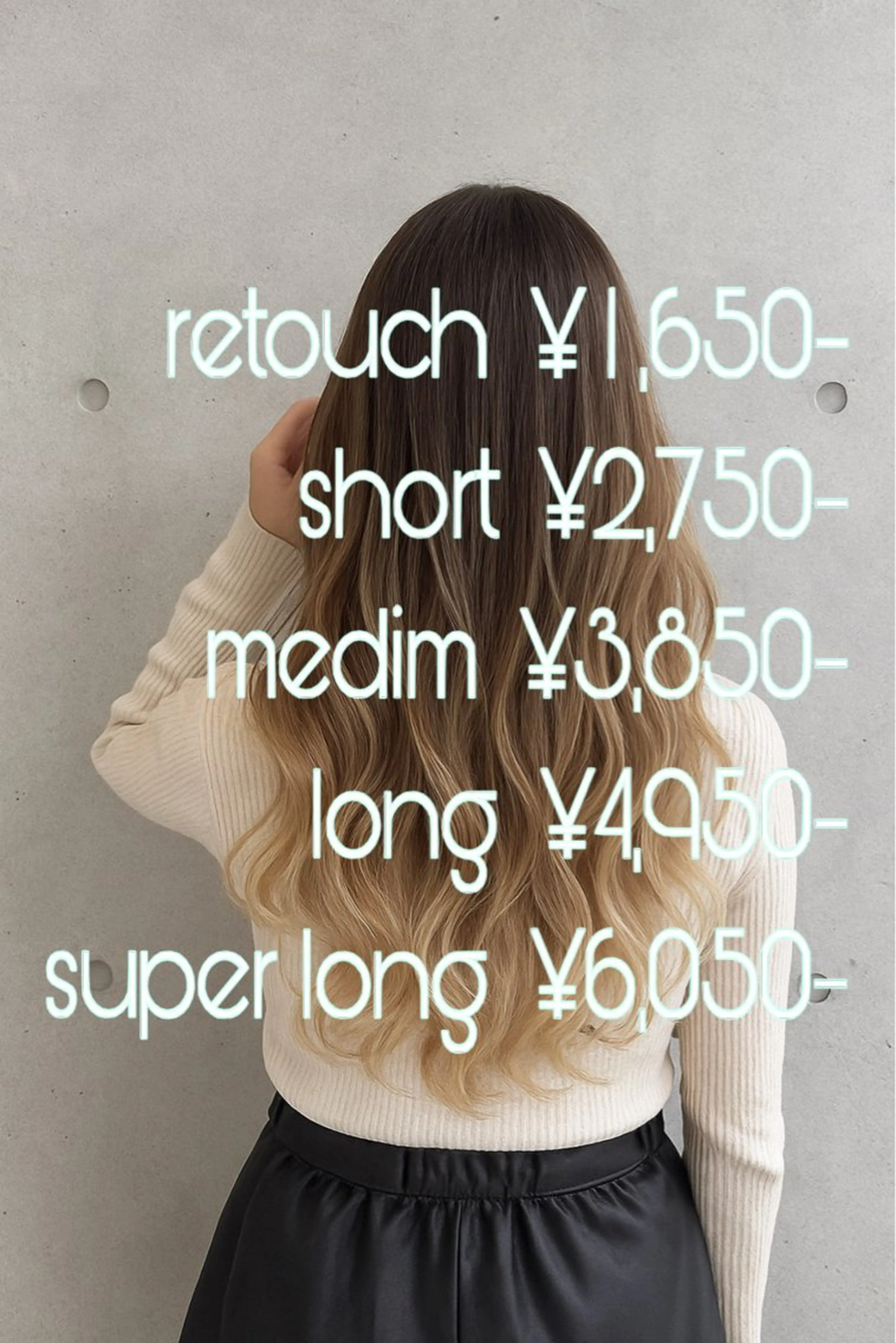 カラー LUMDERICA所属・LUMDERICA 渡辺千晶のヘアスタイル