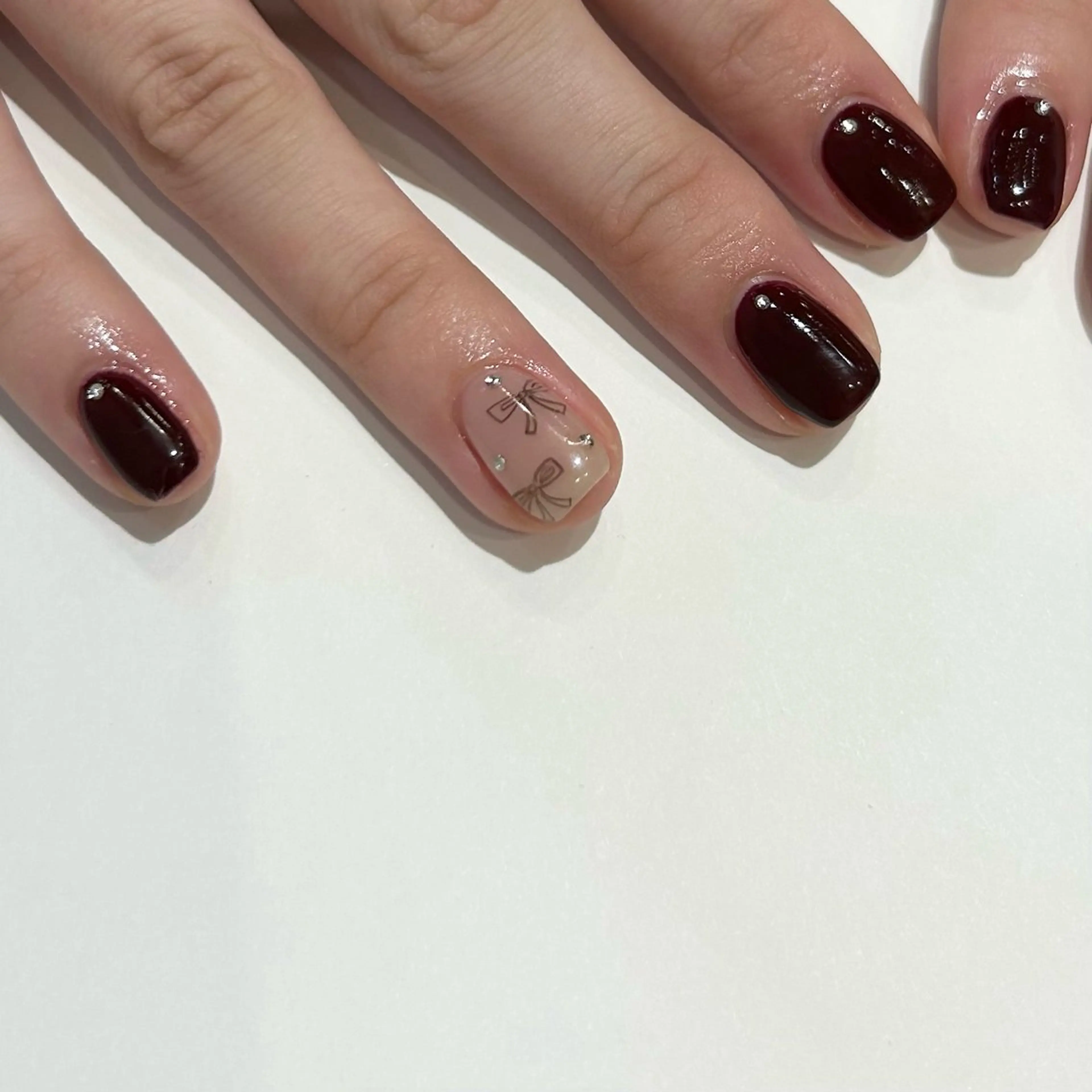 ネイル ハンドネイル nail ♡" Riri韓国ガーリーのネイルデザイン