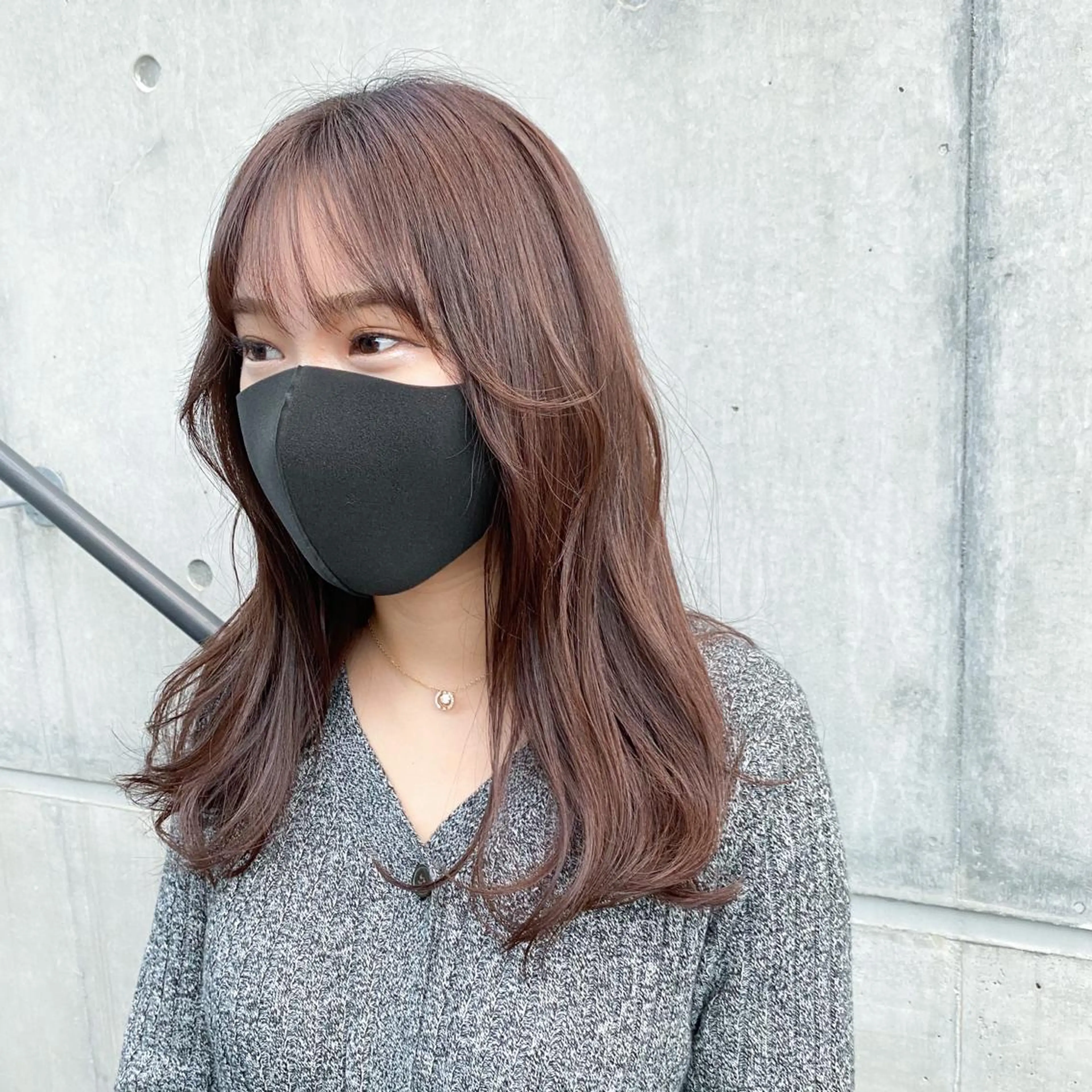 ロング カラー 艶髪ブリーチ 永井竜也のヘアスタイル