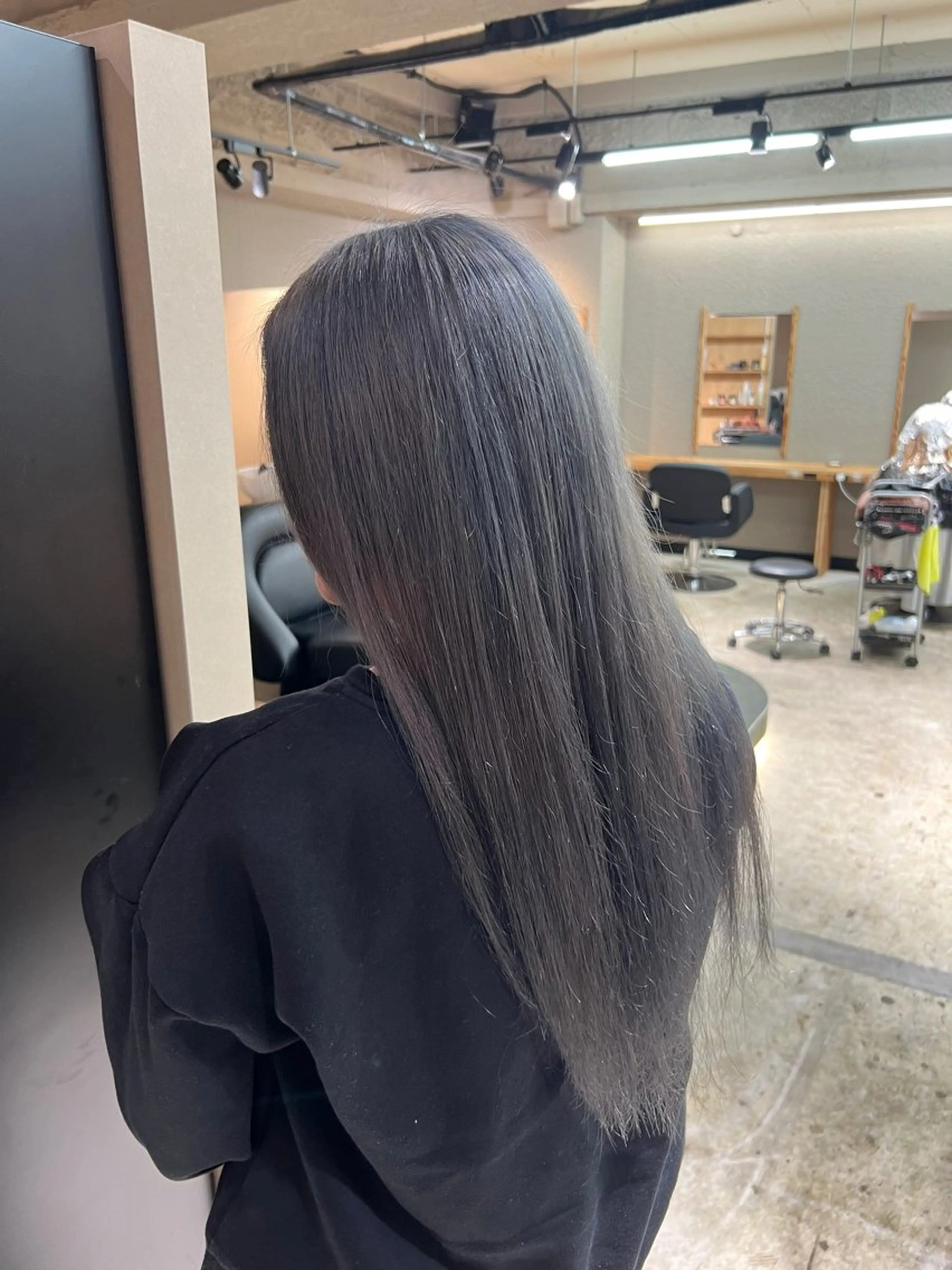 ロング カラー カット ヘアカラー トリートメント 💖難波レイヤー カット💖ツバサのヘアスタイル