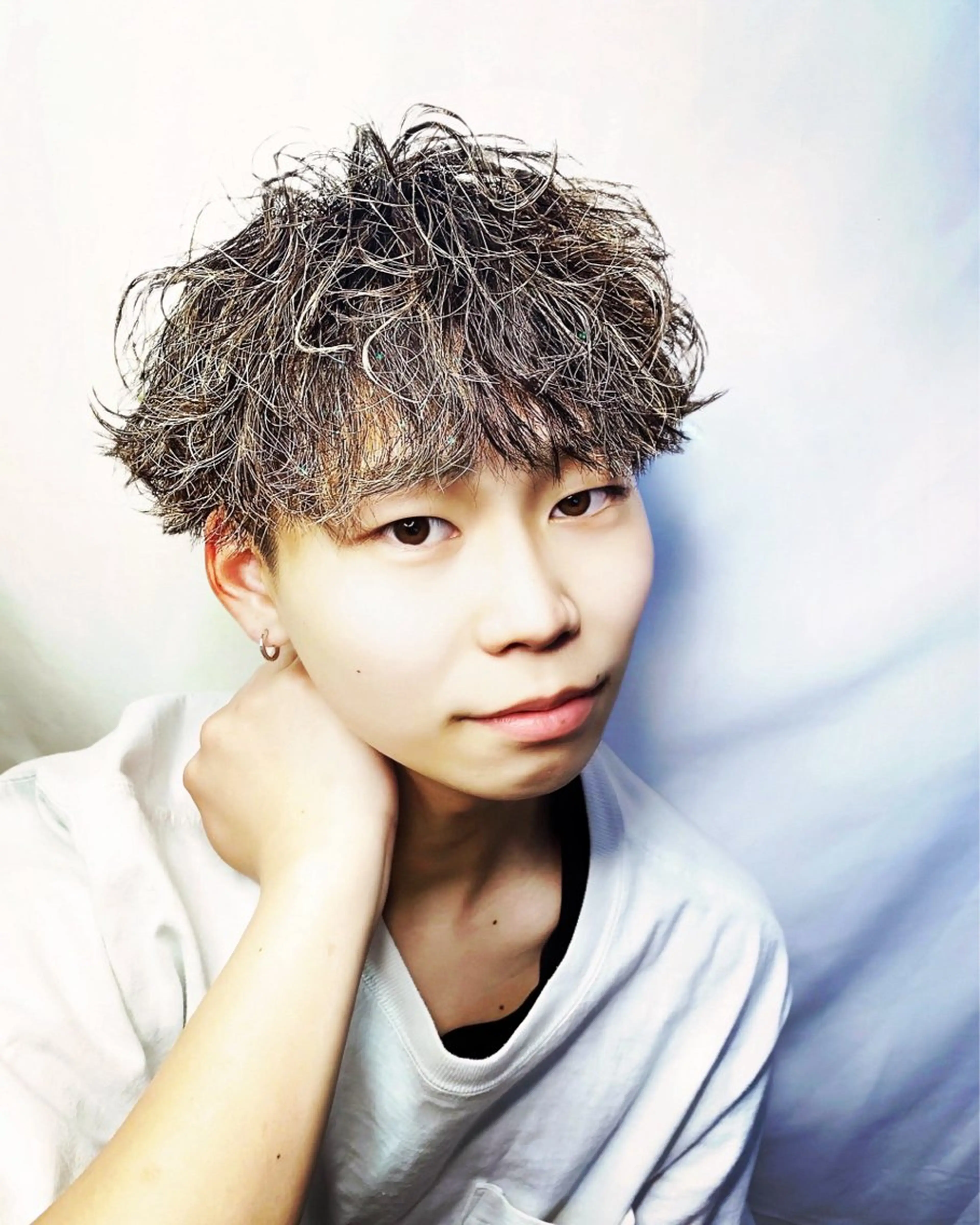 メンズ メンズカットの達人 暖色カラー ダイチのヘアスタイル