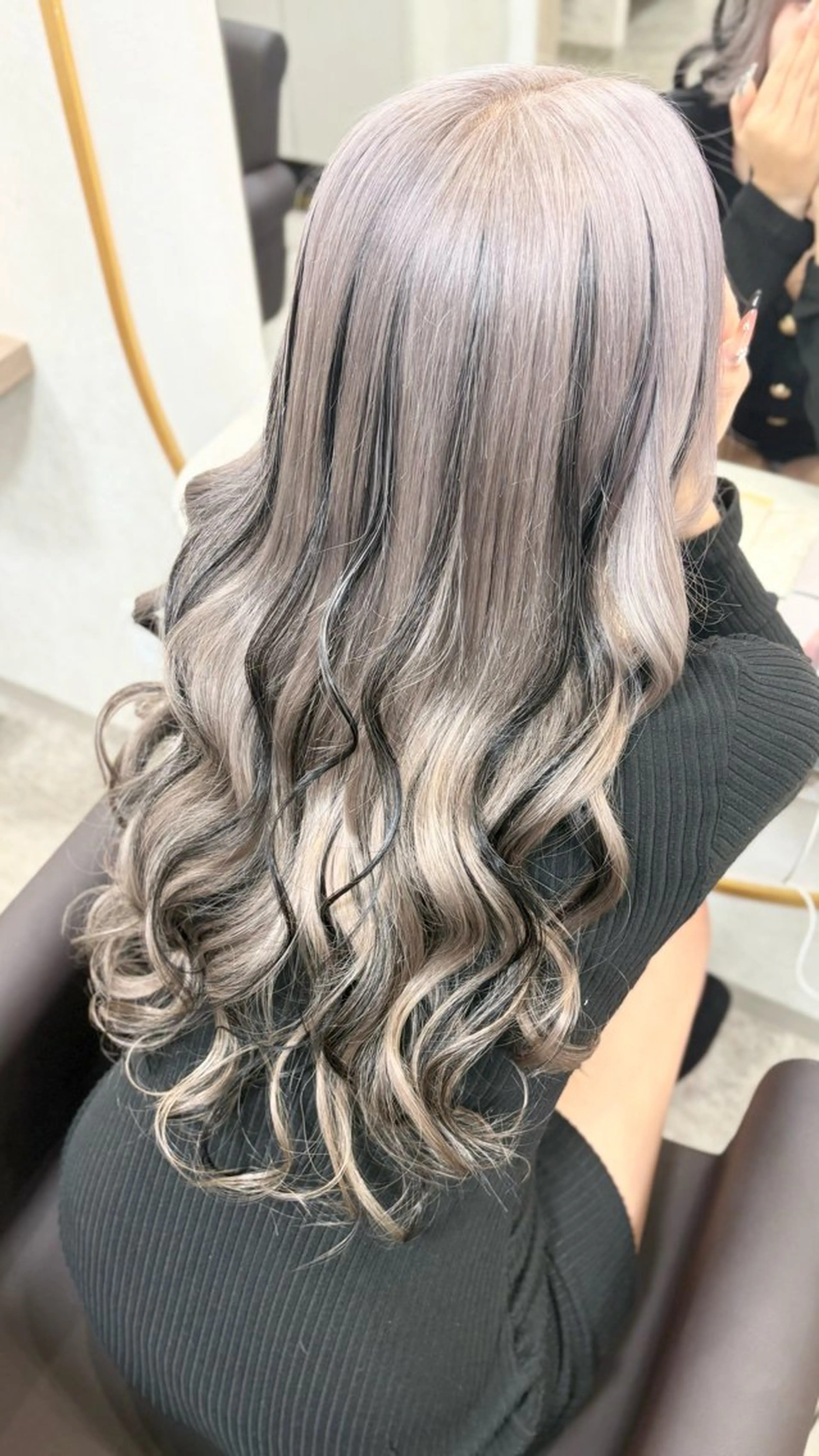 ロング エクステ ハイライト アンククロス/ ♡ayu♡のヘアスタイル