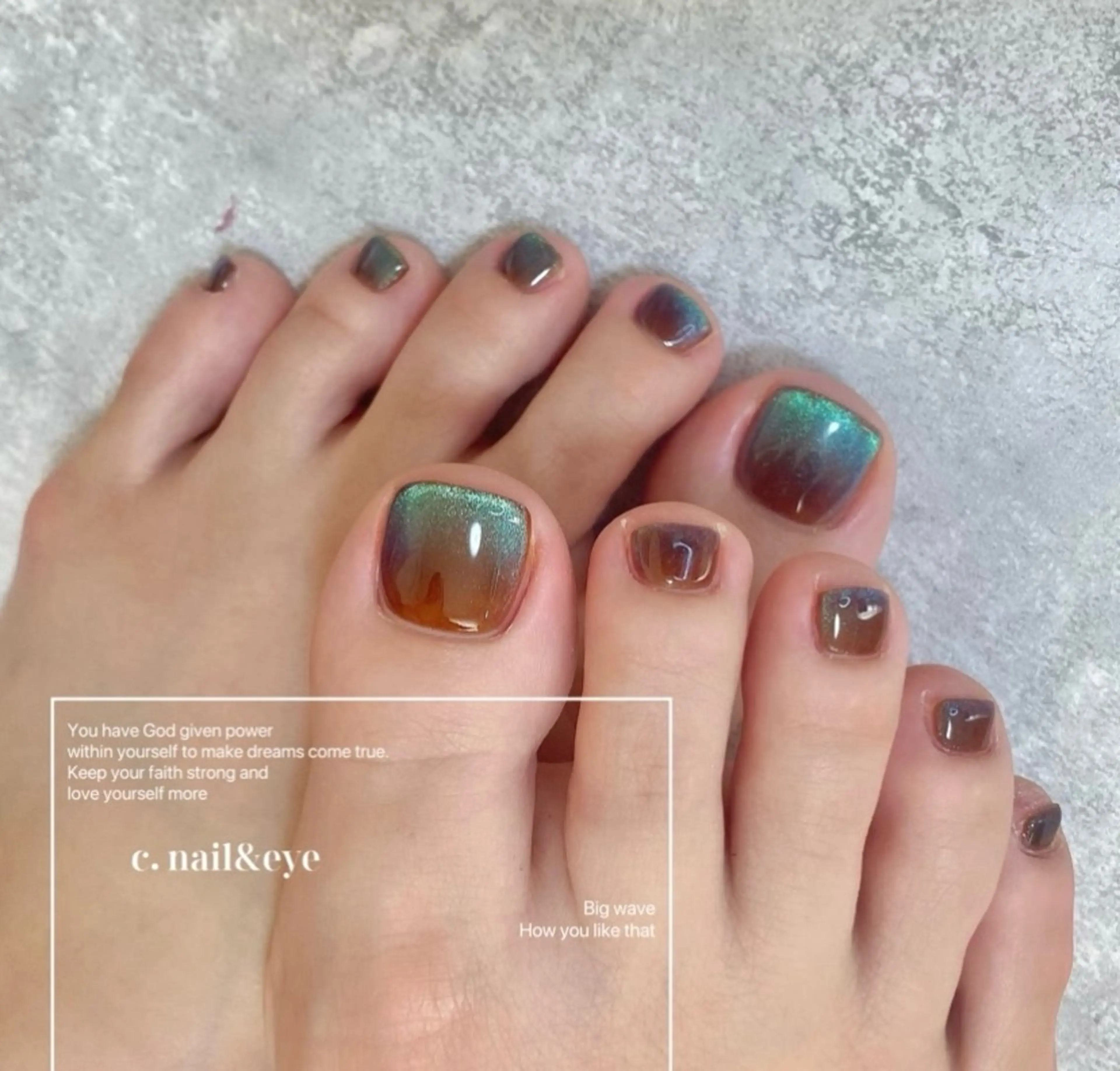 ネイル フットネイル C.Nail &EYE筑紫駅のネイルデザイン