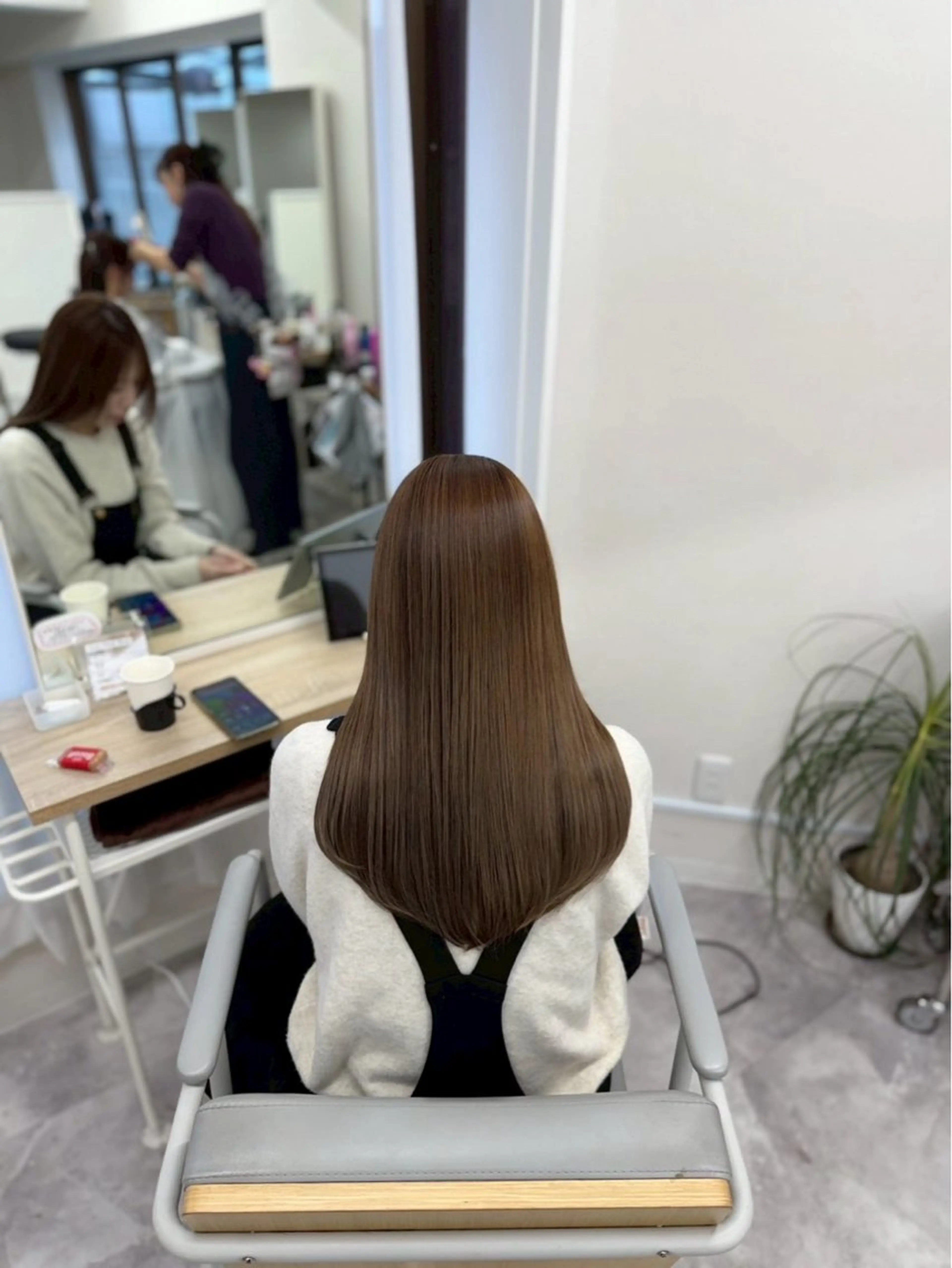 ロング カラー ブラウンカラー 透明感カラー 髪質改善 トリートメント ヘアカラー トリートメント 髪質改善Acero. shoyaのヘアスタイル