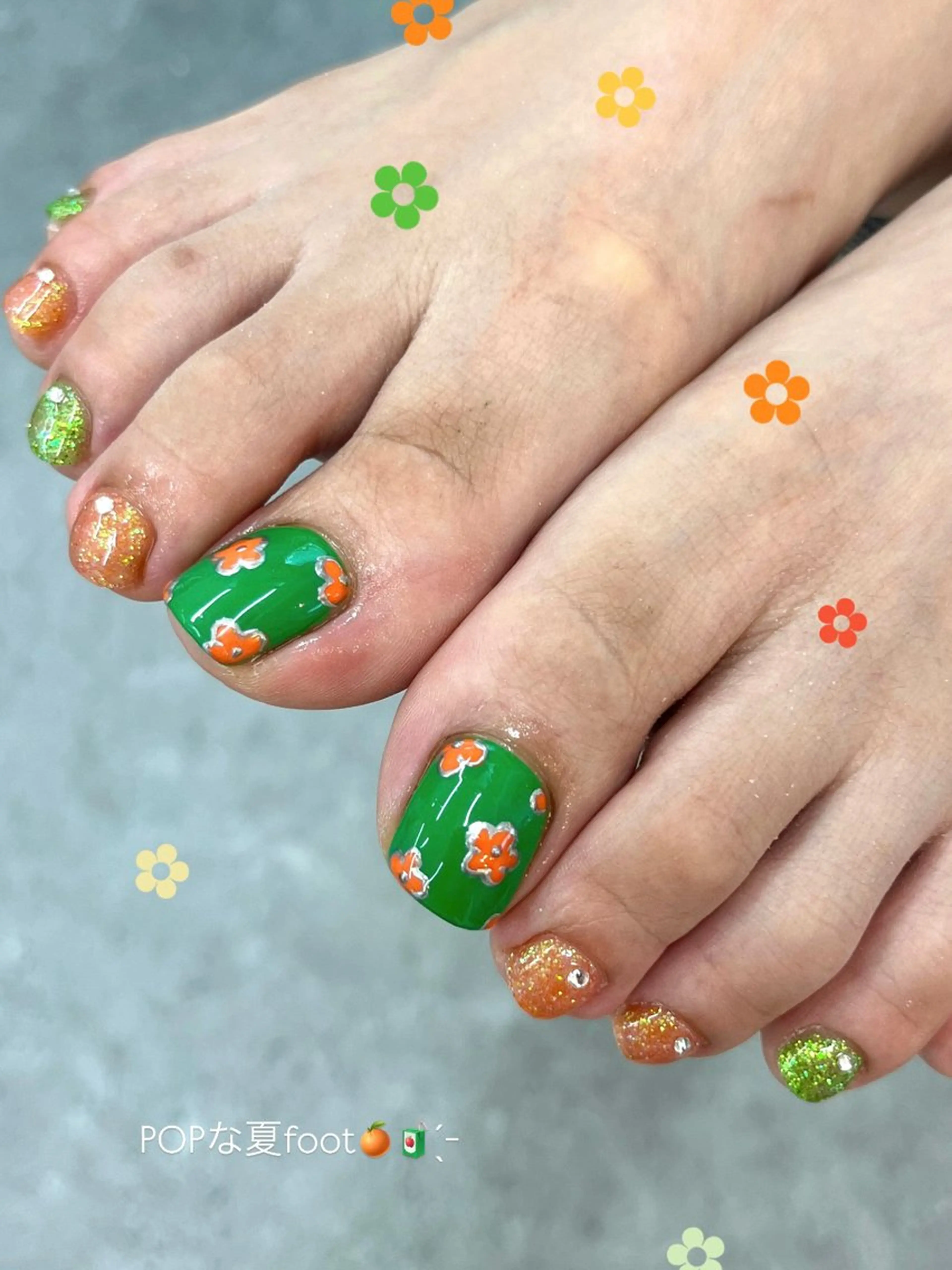 🎀限定🎀【オフなし】foot 90min designの写真