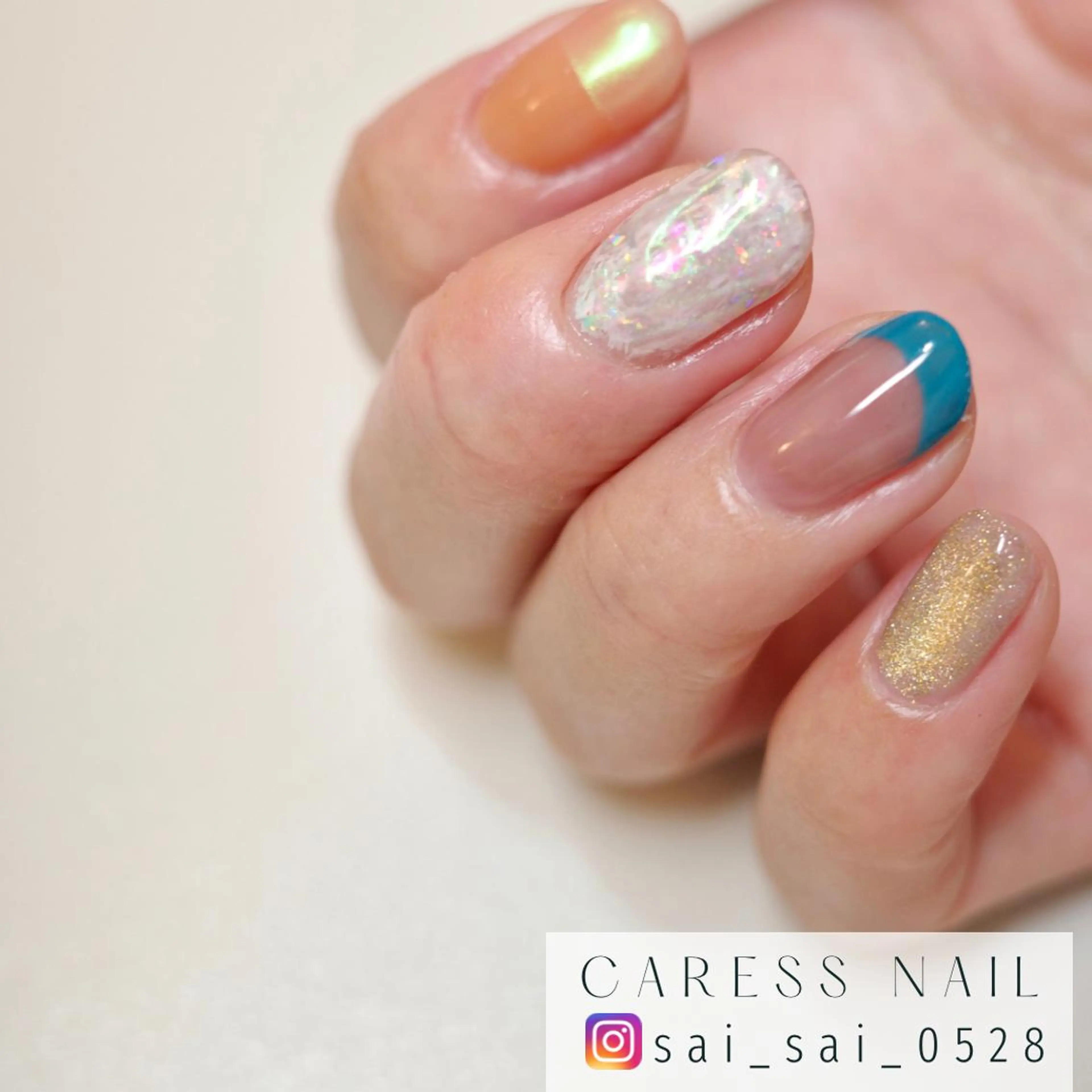 ネイル caress  nail カレスネイル　代々木上原所属・カレスネイル さいのネイルデザイン