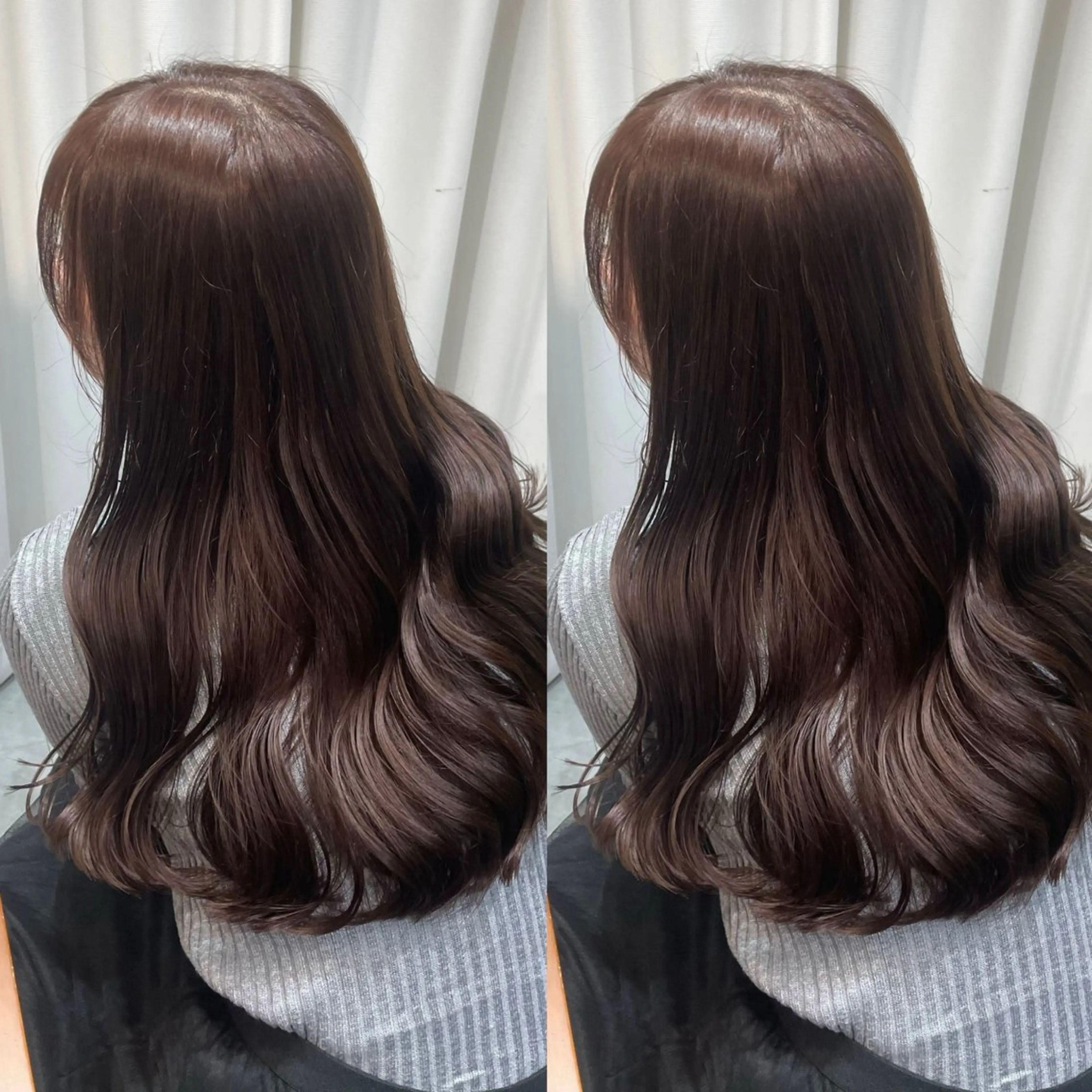 ロング カラー ブラウンカラー ナチュラルブラウン ヘアカラー トリートメント 透明感カラー/まつ毛 パーマ/のの🍒のヘアスタイル