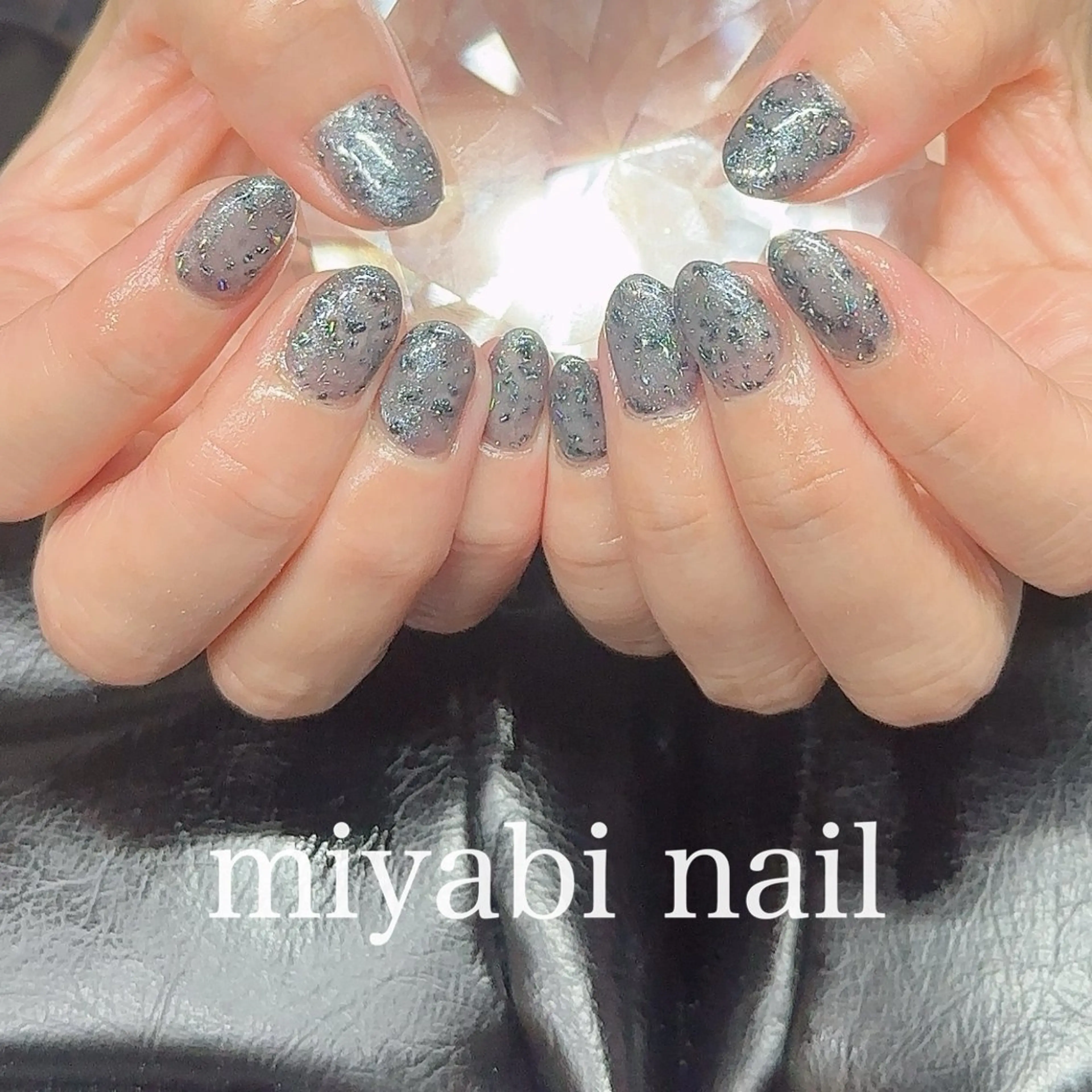 ネイル ジェルネイル 持ち込み 夏ネイル ハンドネイル miyabi nail 桂川駅近くのネイルデザイン