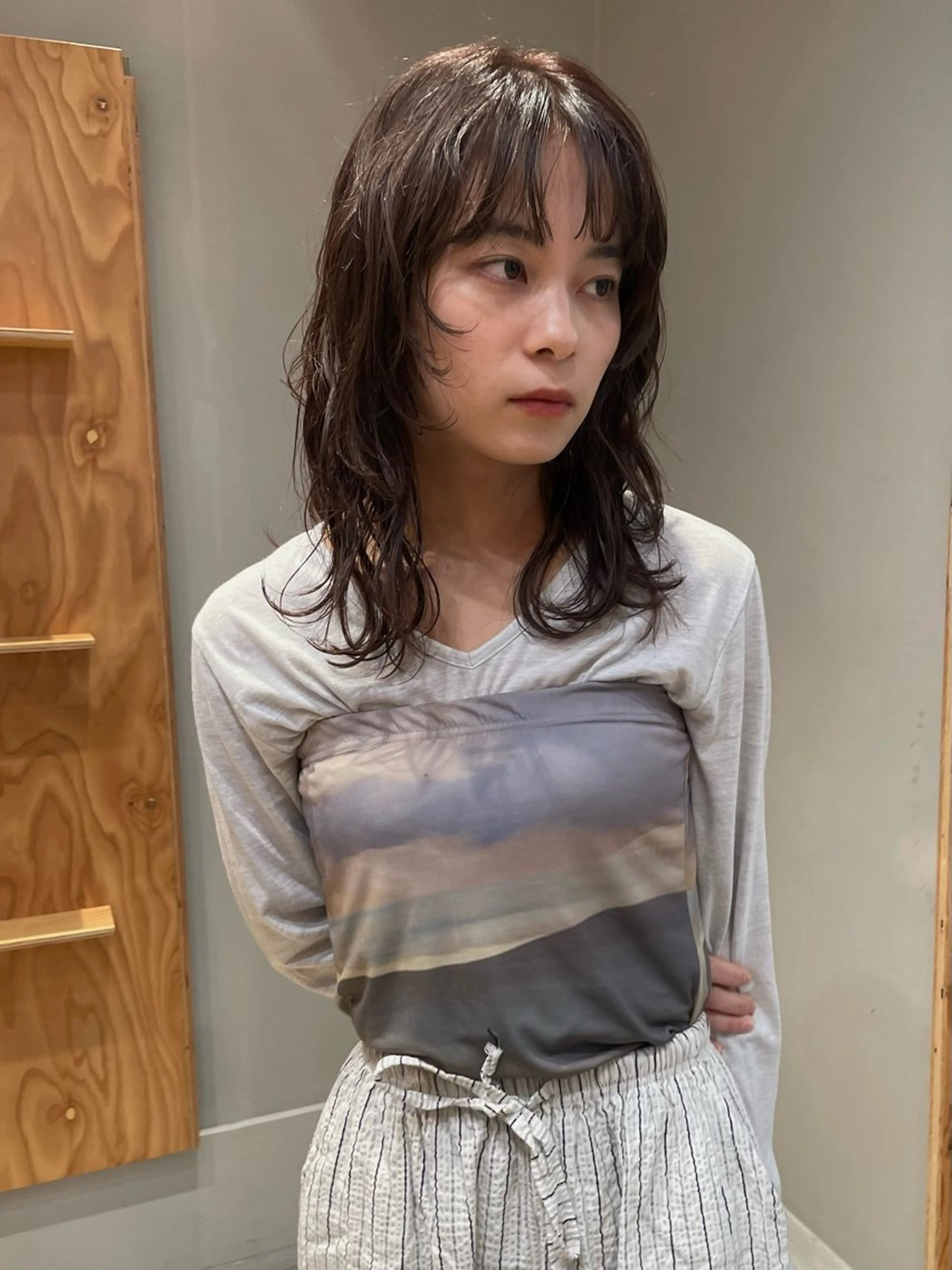ミディアム パーマ 原宿/パーマ 🧺ユウマのヘアスタイル