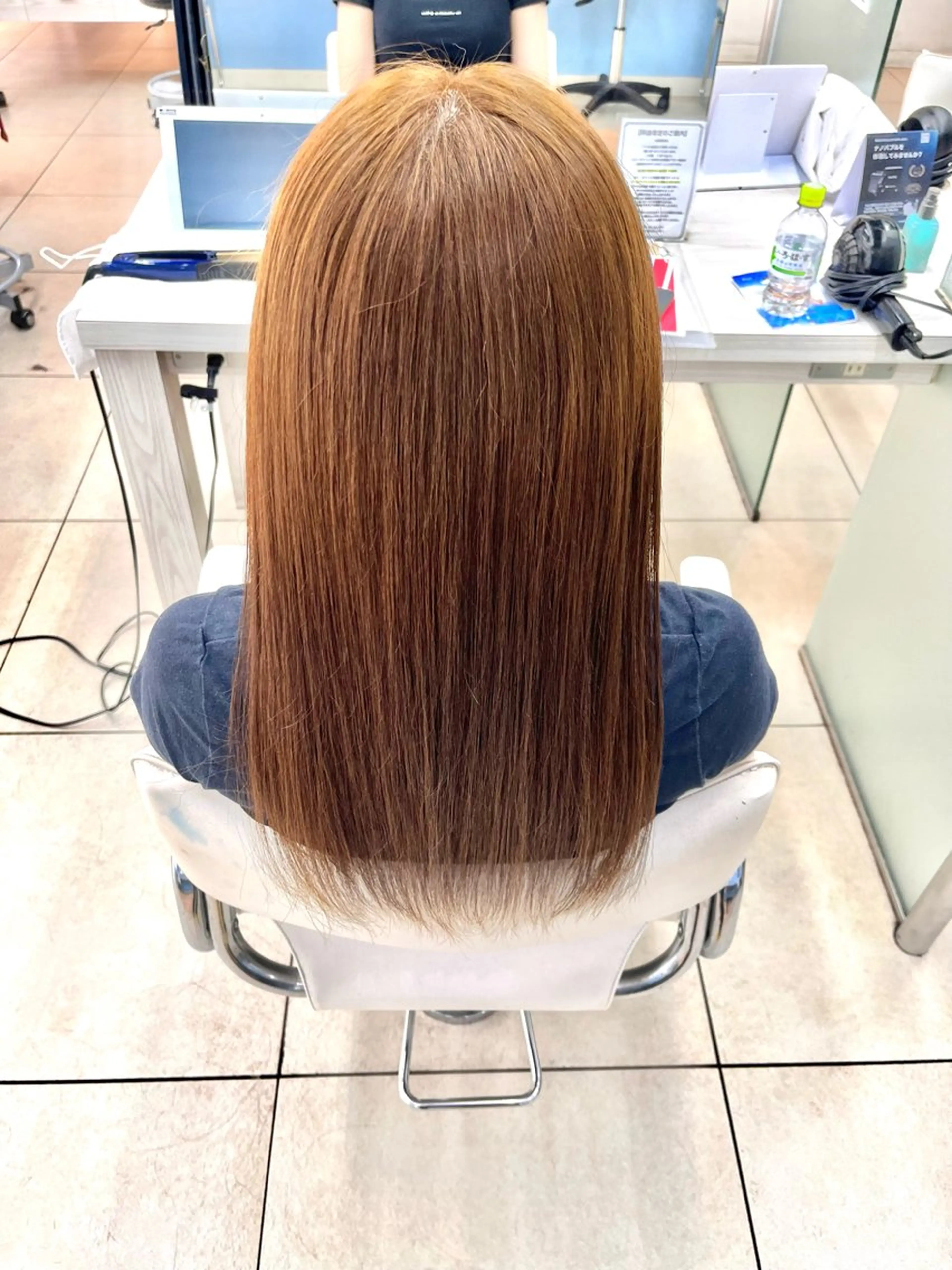 【ナチュラル可愛いワンカラー🌷】  🌈ファッションカラー🌈 ꒰ 全体染め ꒱ #おしゃれヘア #トーンチェンジの写真