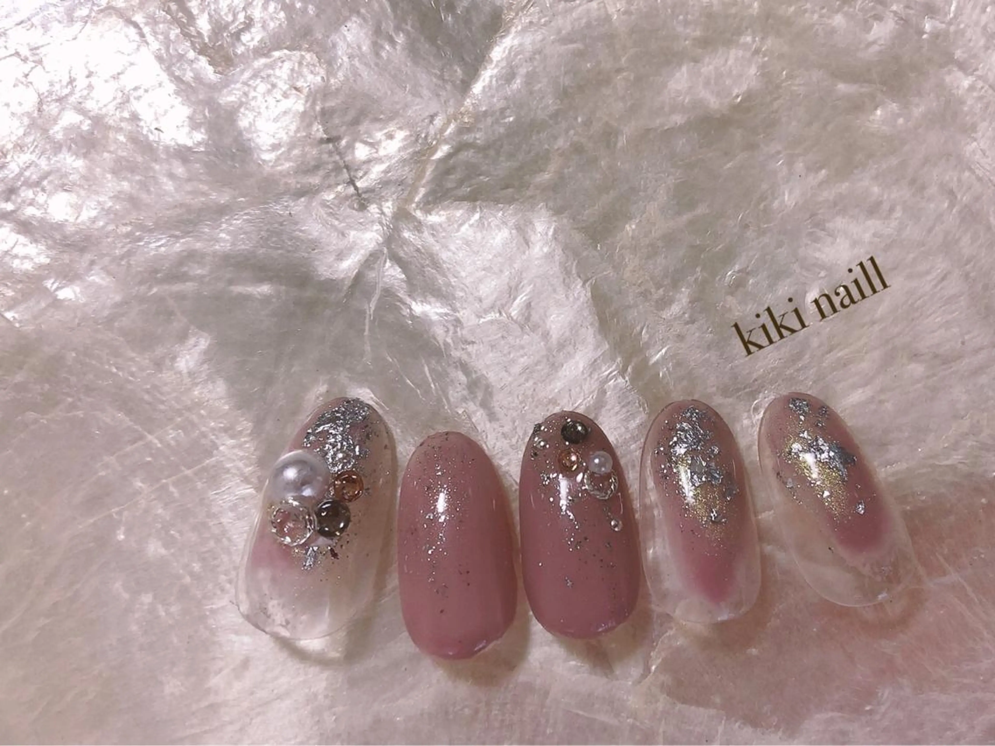 ネイル ニュアンスネイル kiki nail 二子玉川のネイルデザイン