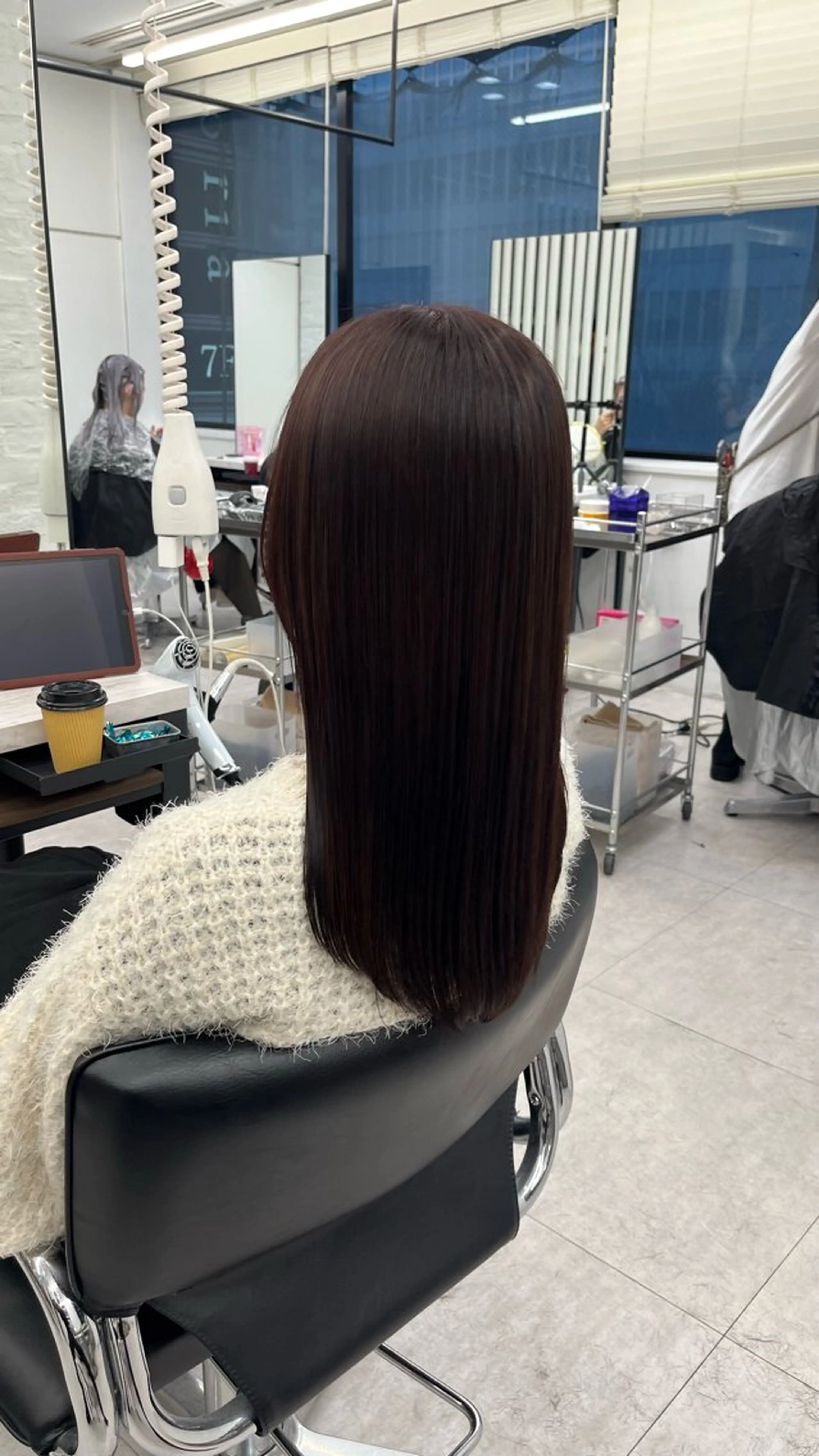 セミロング カラー パーマ ヘアアレンジ メンズ 髪質改善 縮毛矯正 縮毛矯正 トリートメント ヘッドスパ ヘアセット 韓国ヘア×顔まわり 🇰🇷和知拓郎のヘアスタイル