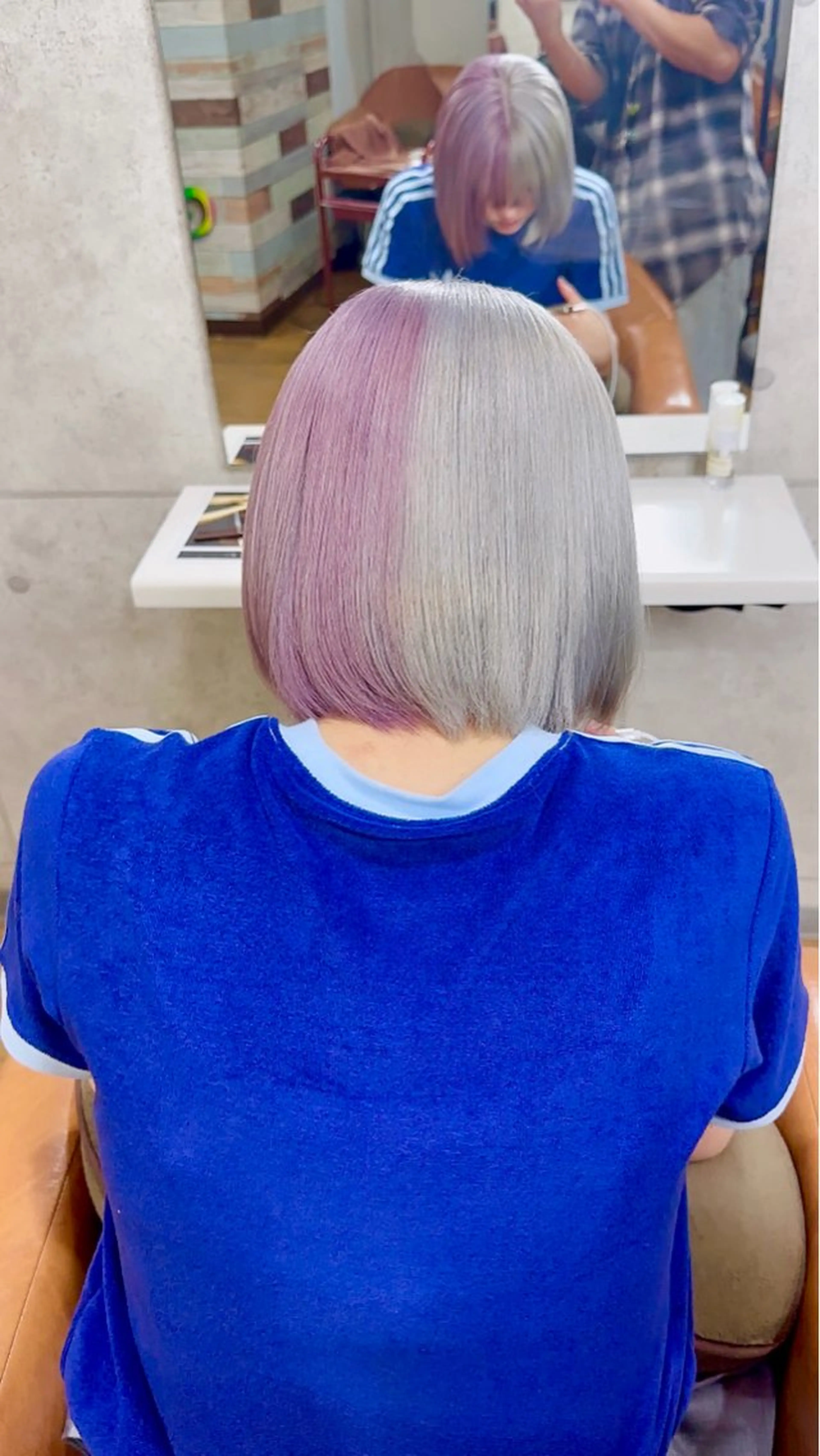 ショート カラー mEg hair creation川崎矢向店所属・✨️複雑履歴特化 美容師アトム✨️のヘアスタイル