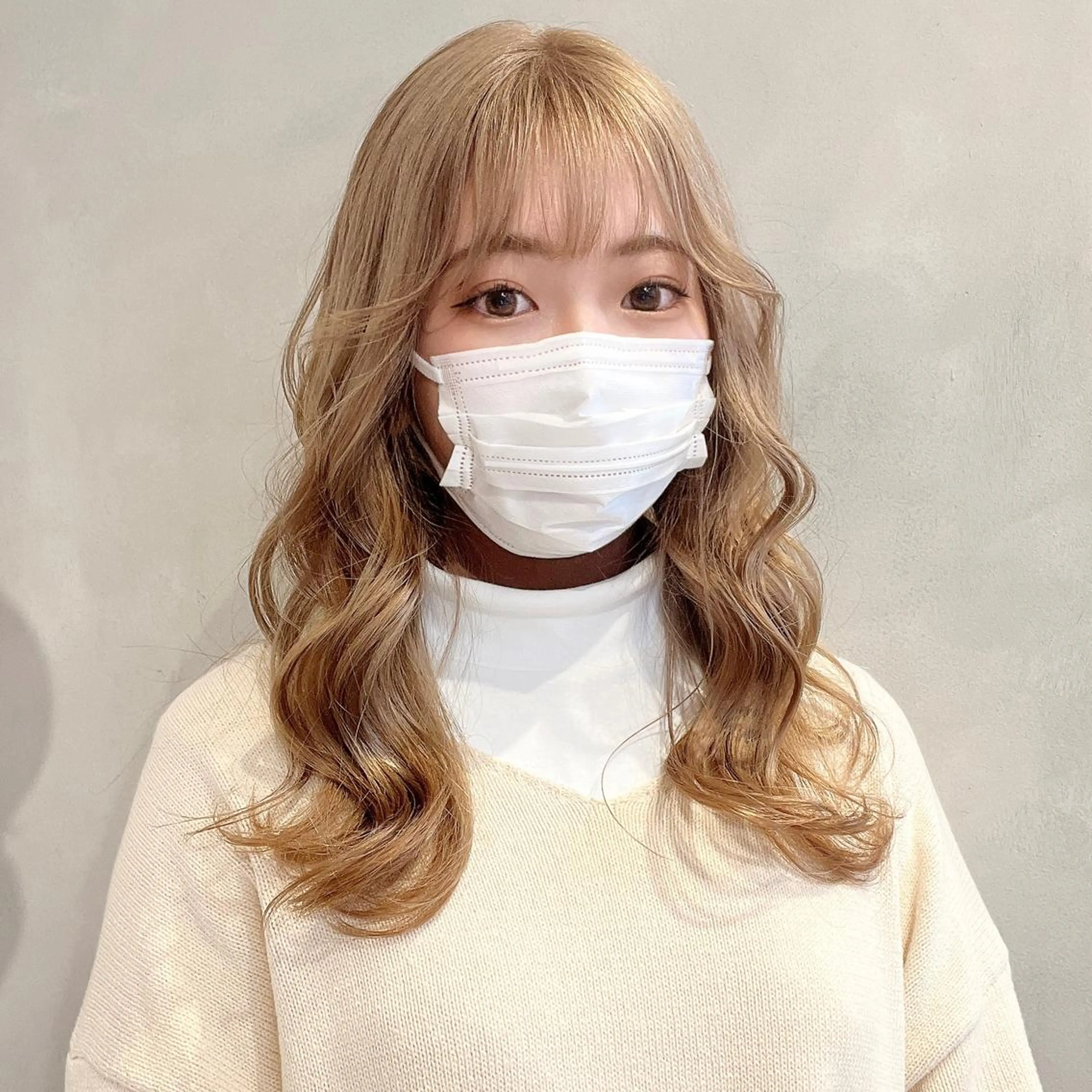 ロング カラー ヘアカラー 🤍髪質改善➕透明感 カラー🤍川上葵のヘアスタイル